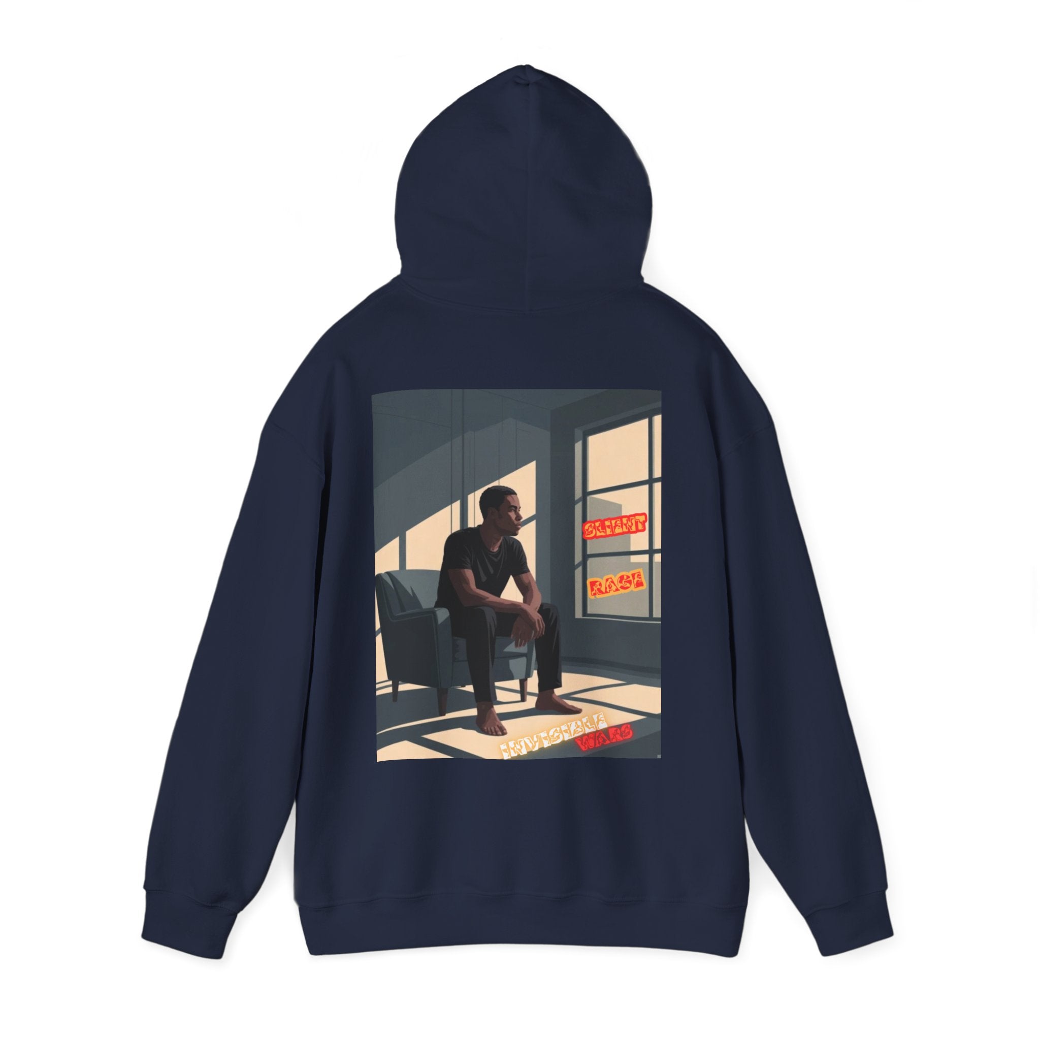 Men Hoodie - Slient Rage