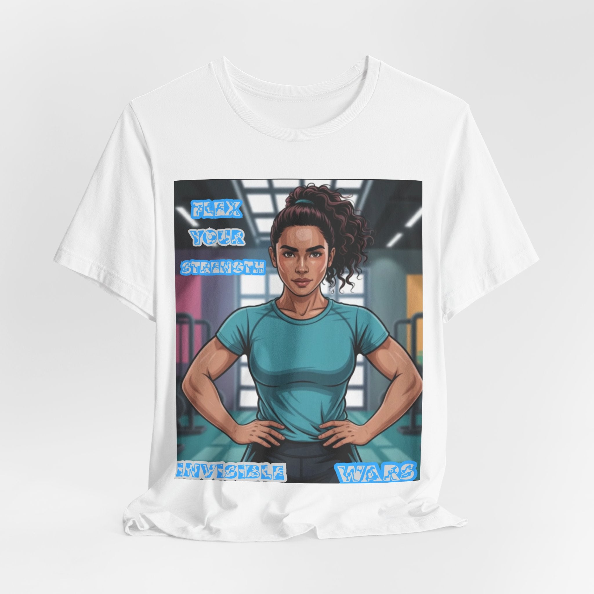 Women T-Shirt — Flex your strengh Invisible Wars