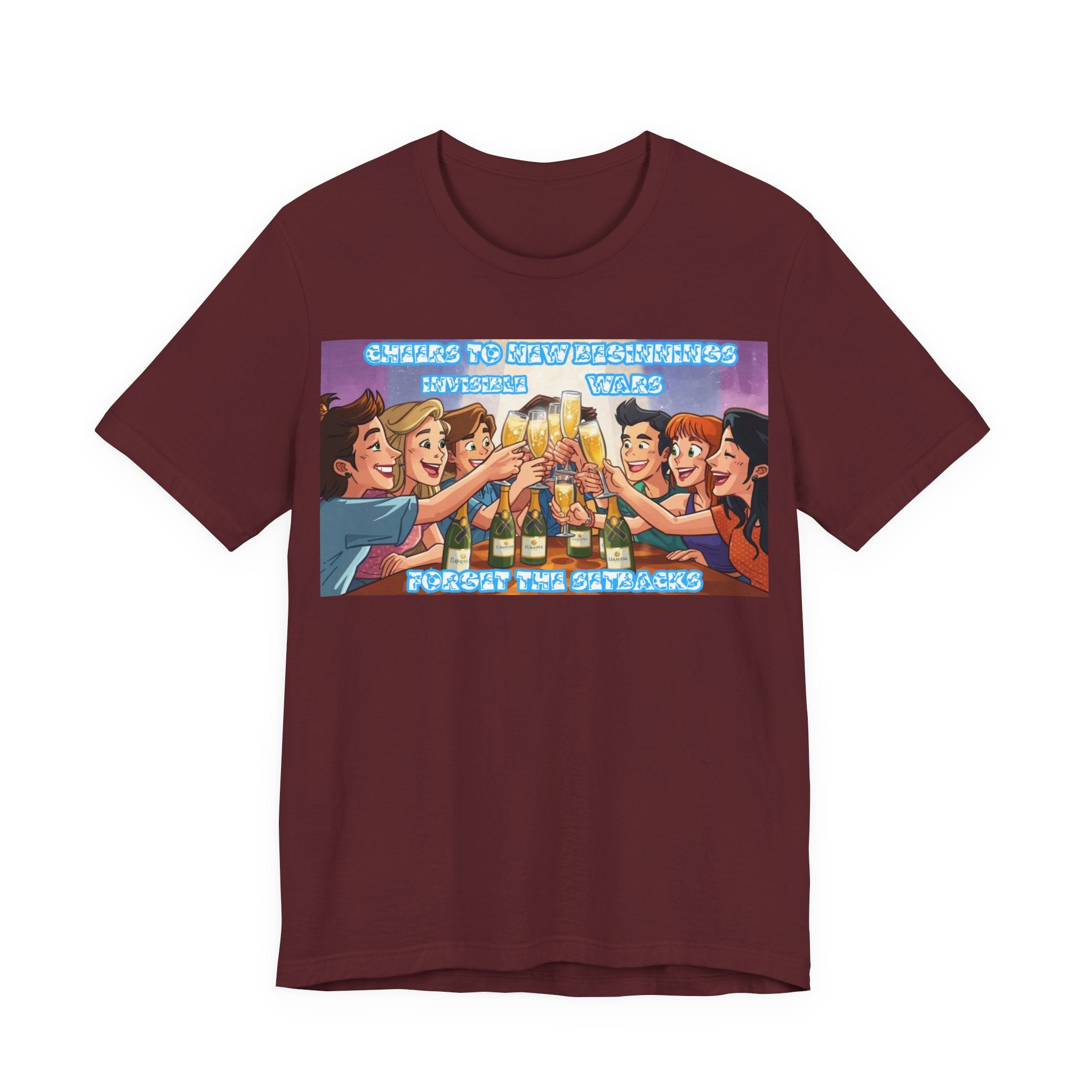 Women T-Shirt —Cheers to New Beginnings