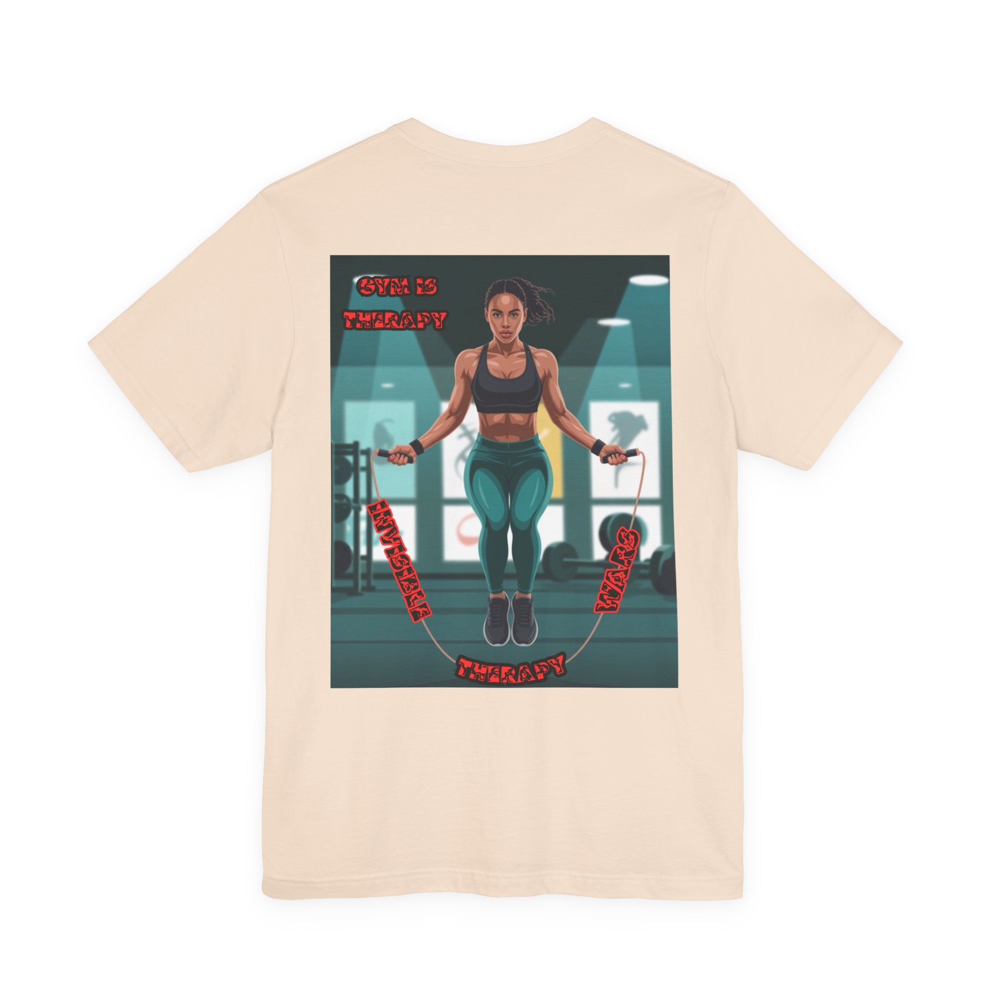 Women T-shirt — Gym is Therapy