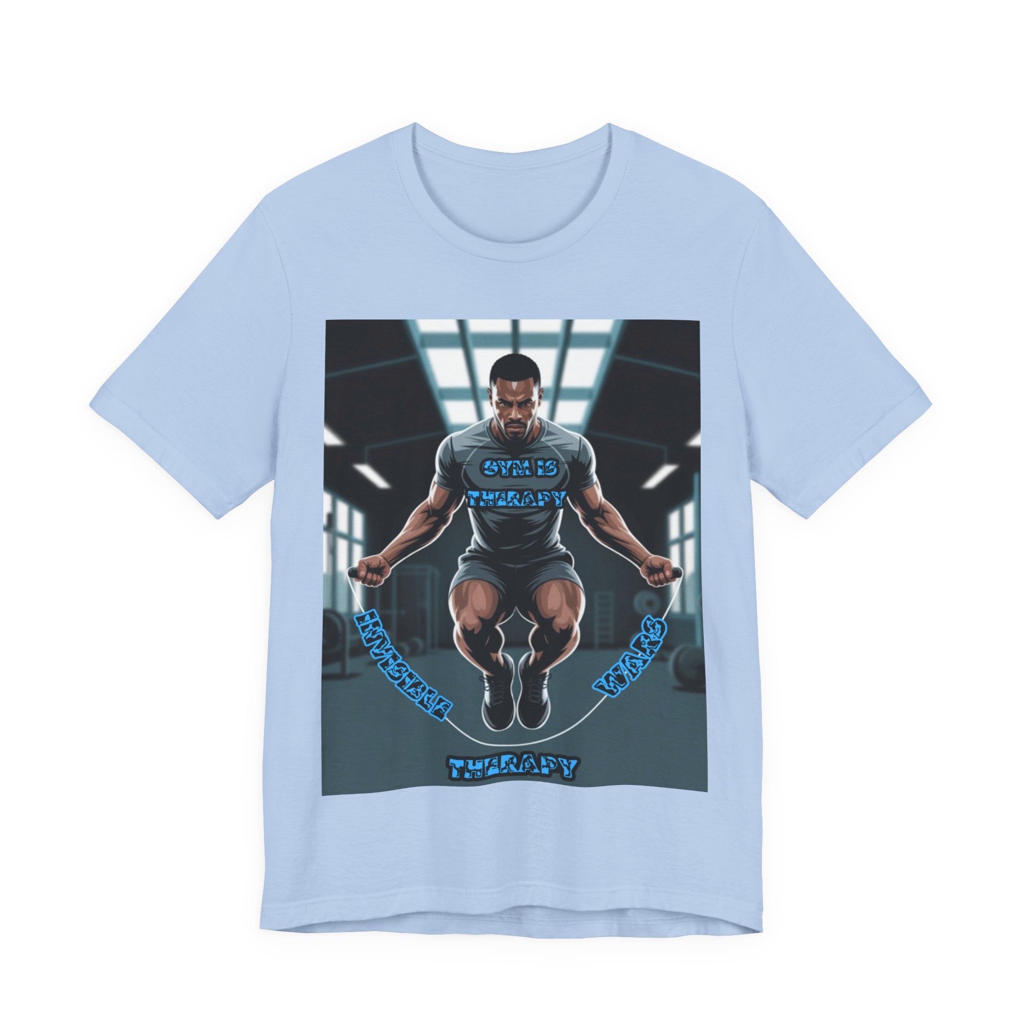 Men T-Shirt = Gym is Therapy
