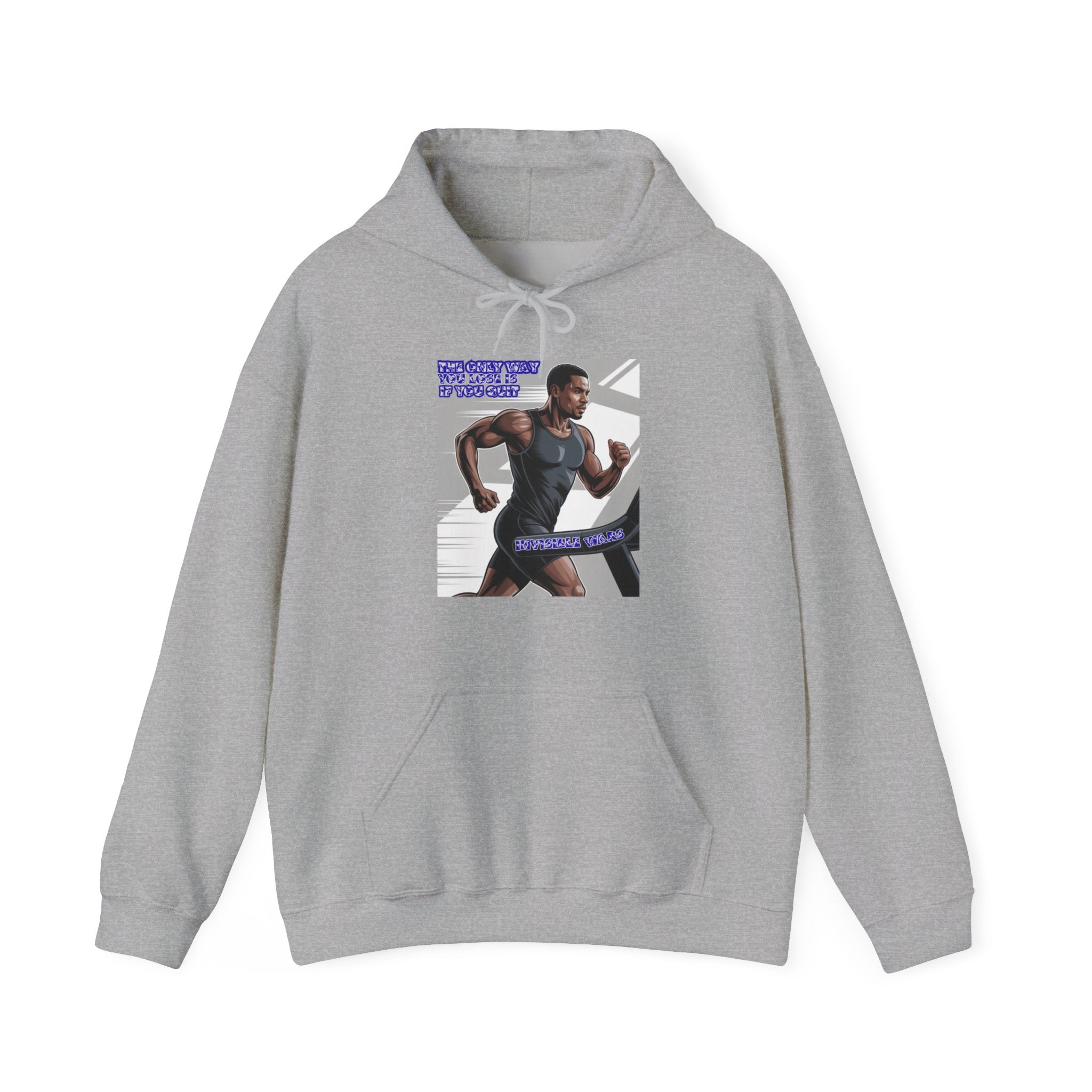 Men Hoodie — The only way you lose