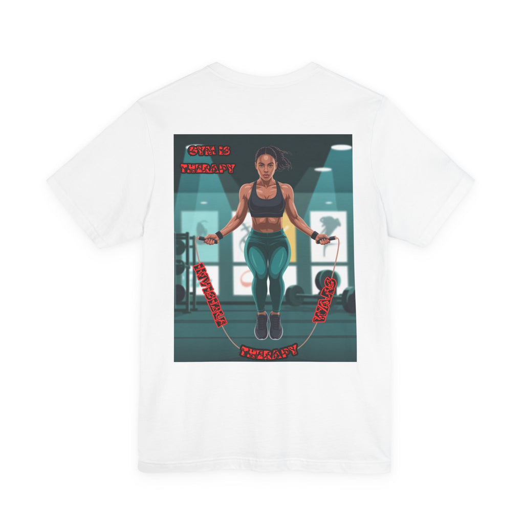Women T-shirt — Gym is Therapy