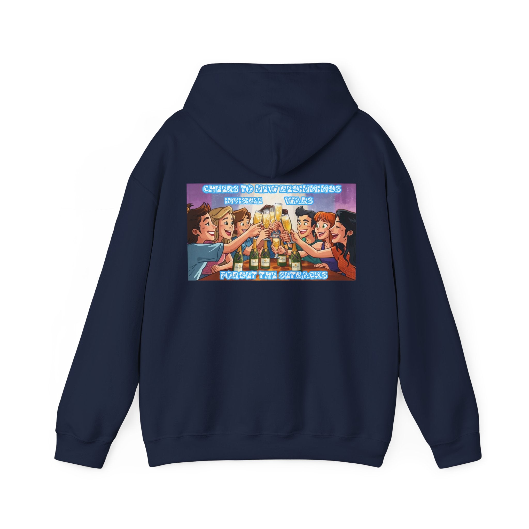 Men Hoodie - Cheers to New Beginnings