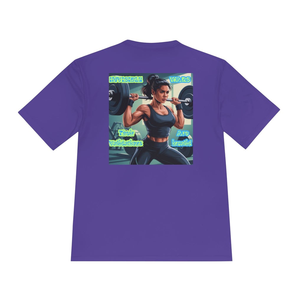 Women Fitness Graphic Shirt — The Vaildations are Invaild