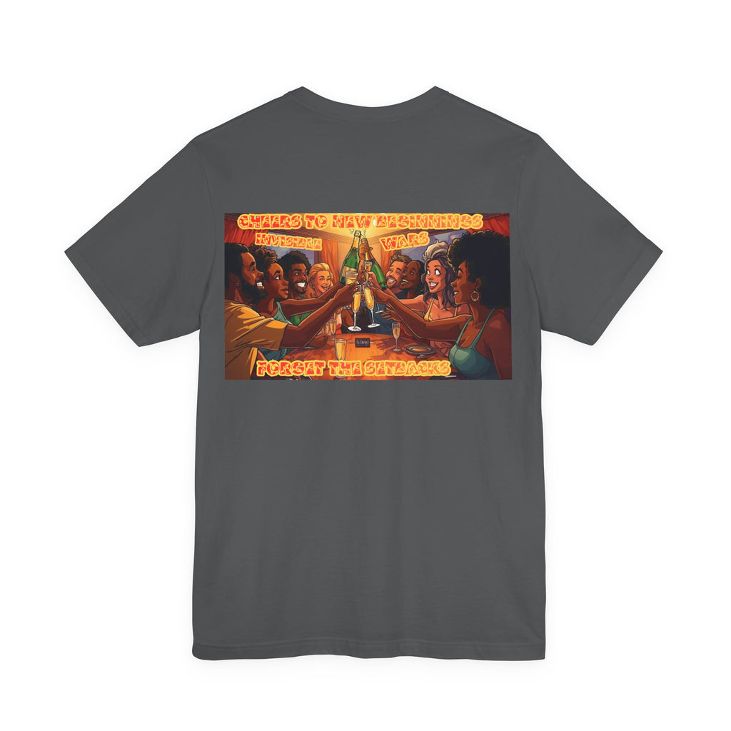 Men T-shirt - Cheers to New Beginnings