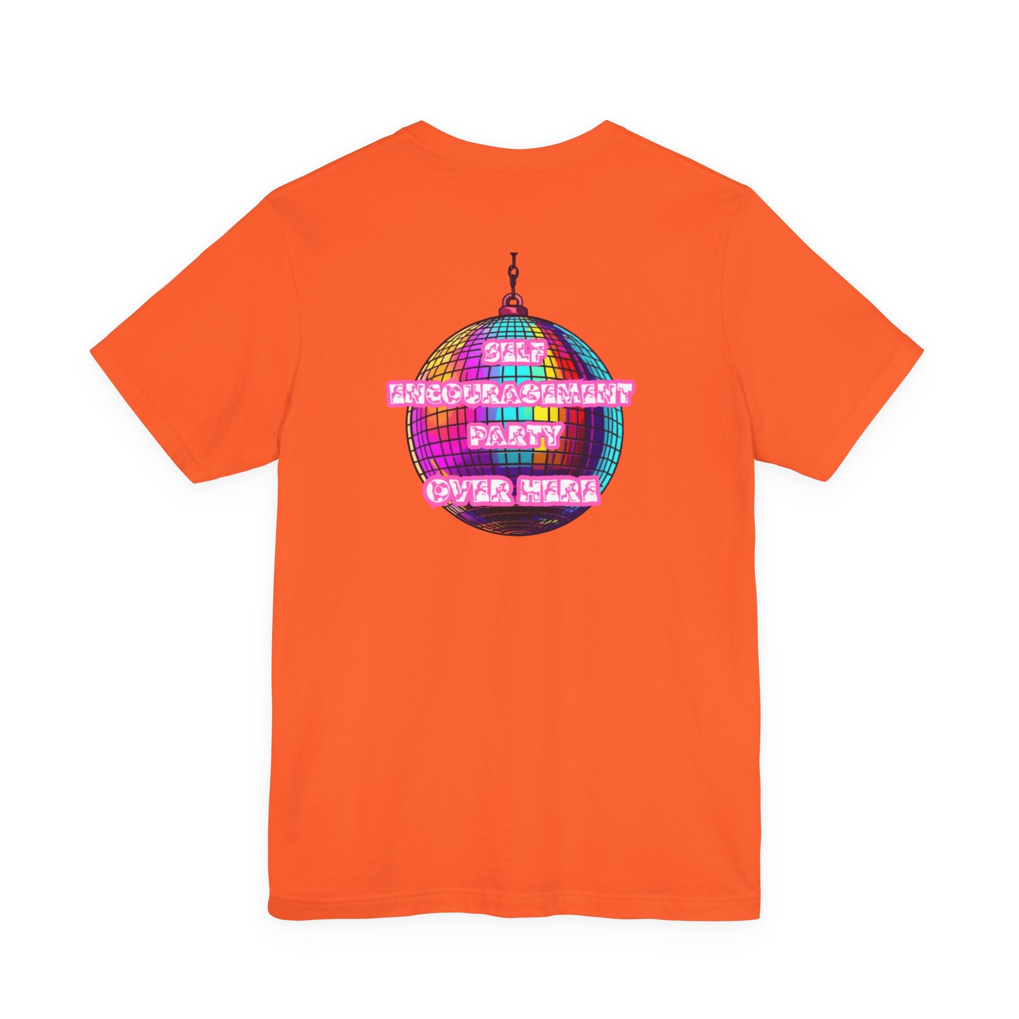 Women Disco Ball T-shirt — Self Encouragement Party
