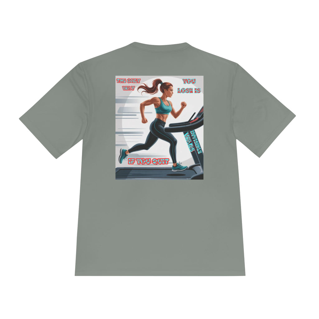Women Fitness Graphic Shirt — The Only Way You Lose