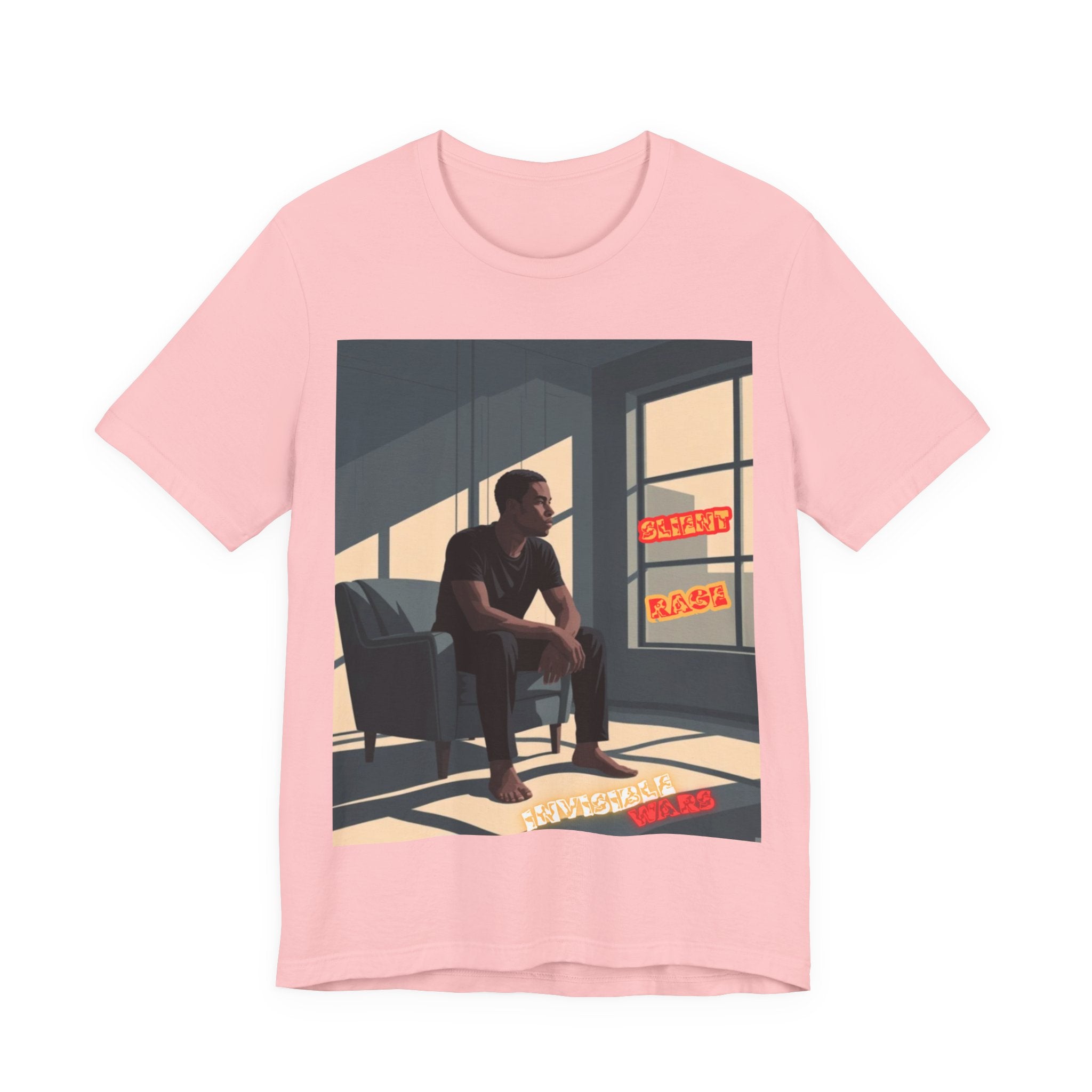 Men T‑Shirt- Slient Rage