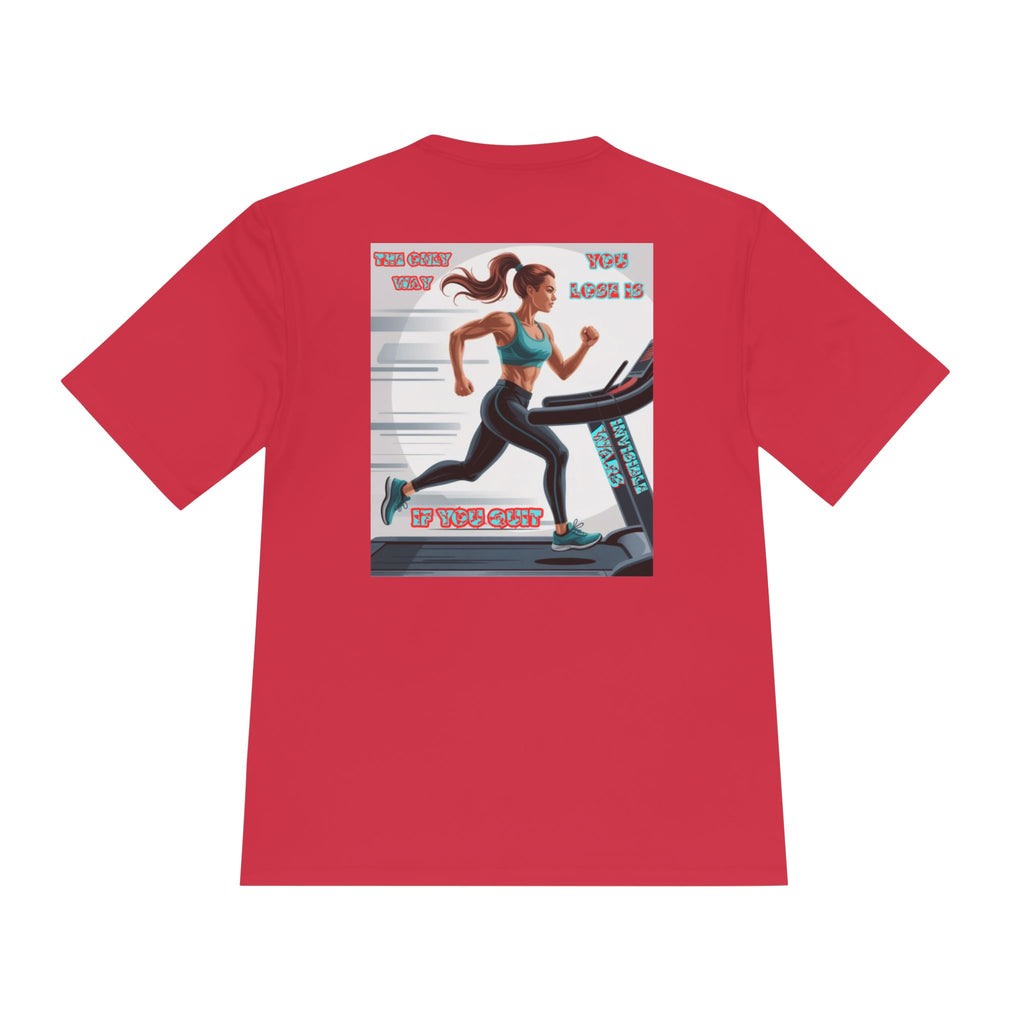 Women Fitness Graphic Shirt — The Only Way You Lose