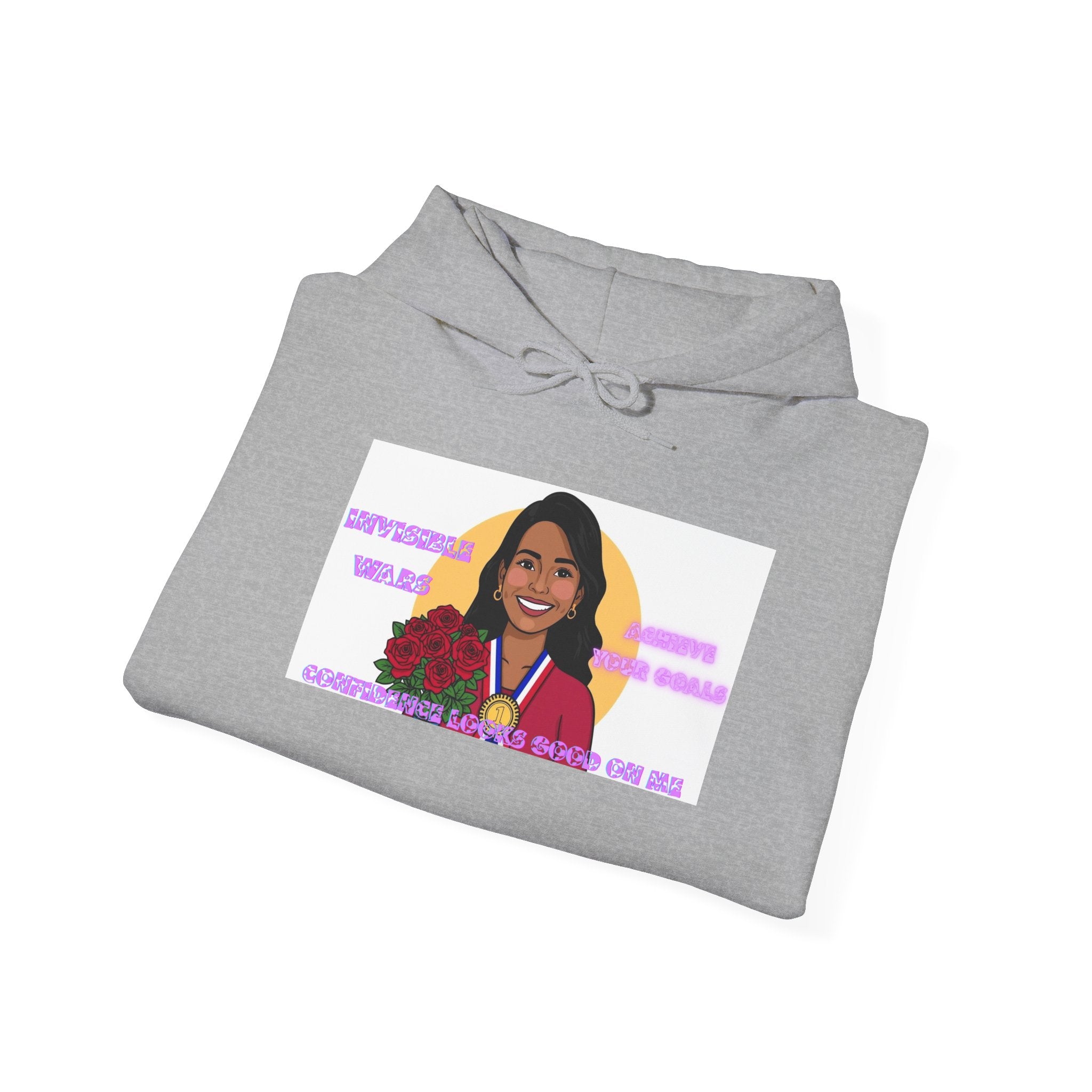 Women Hoodie-Confidence looks good on me