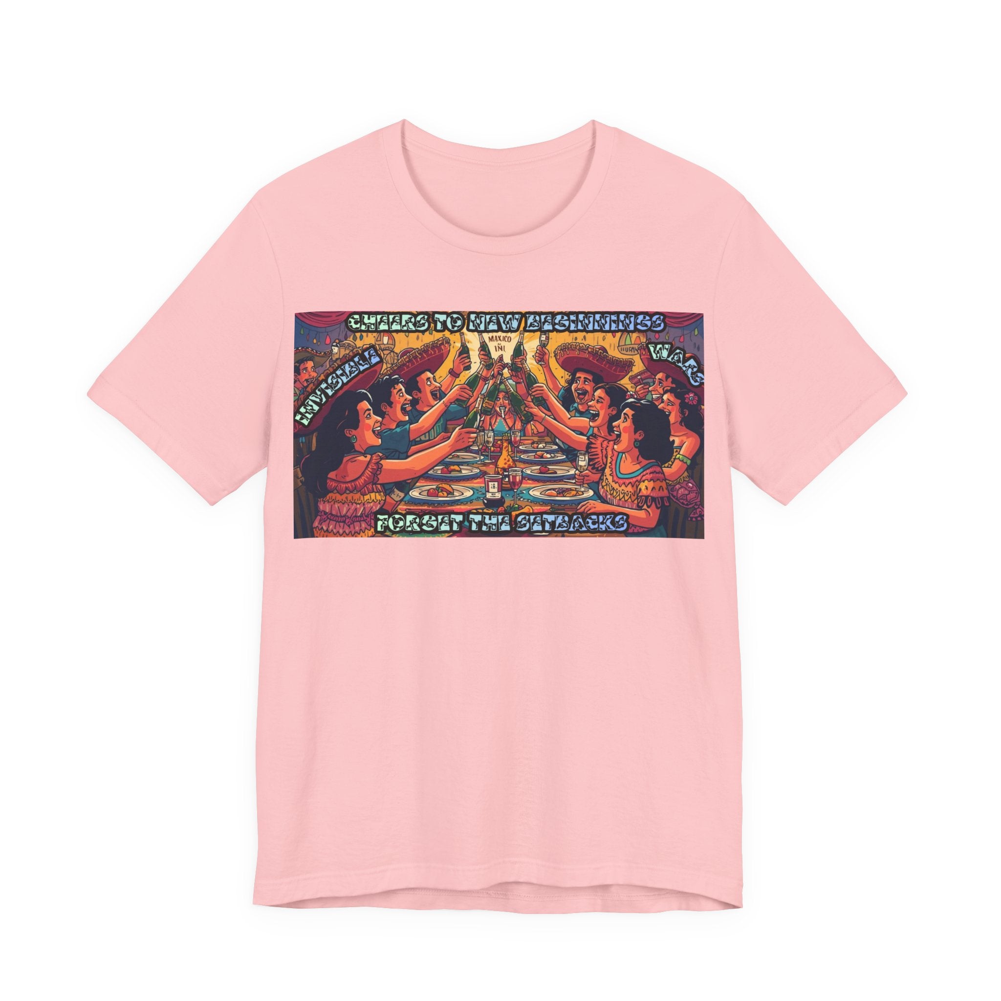 Women T-Shirt-Cheers to New Beginnings