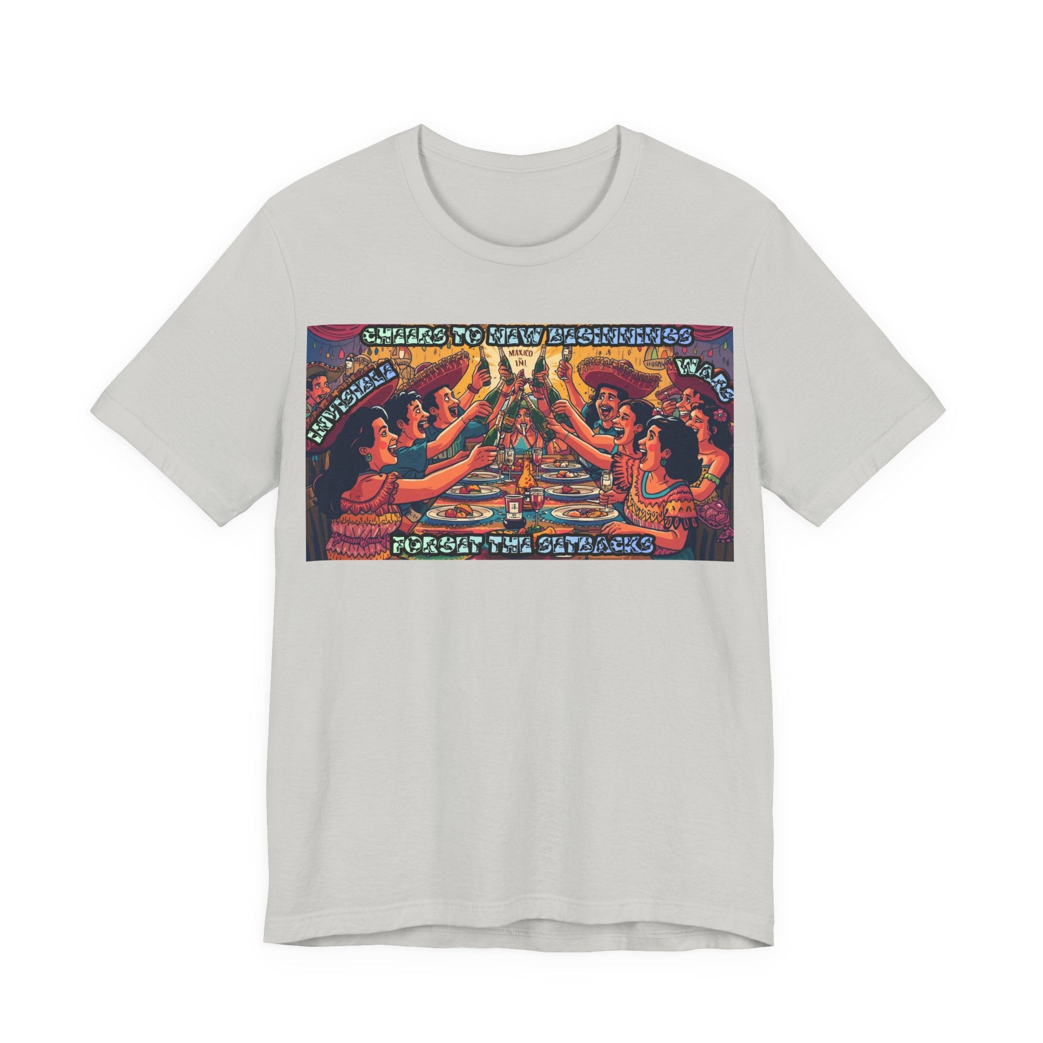 Women T-Shirt-Cheers to New Beginnings