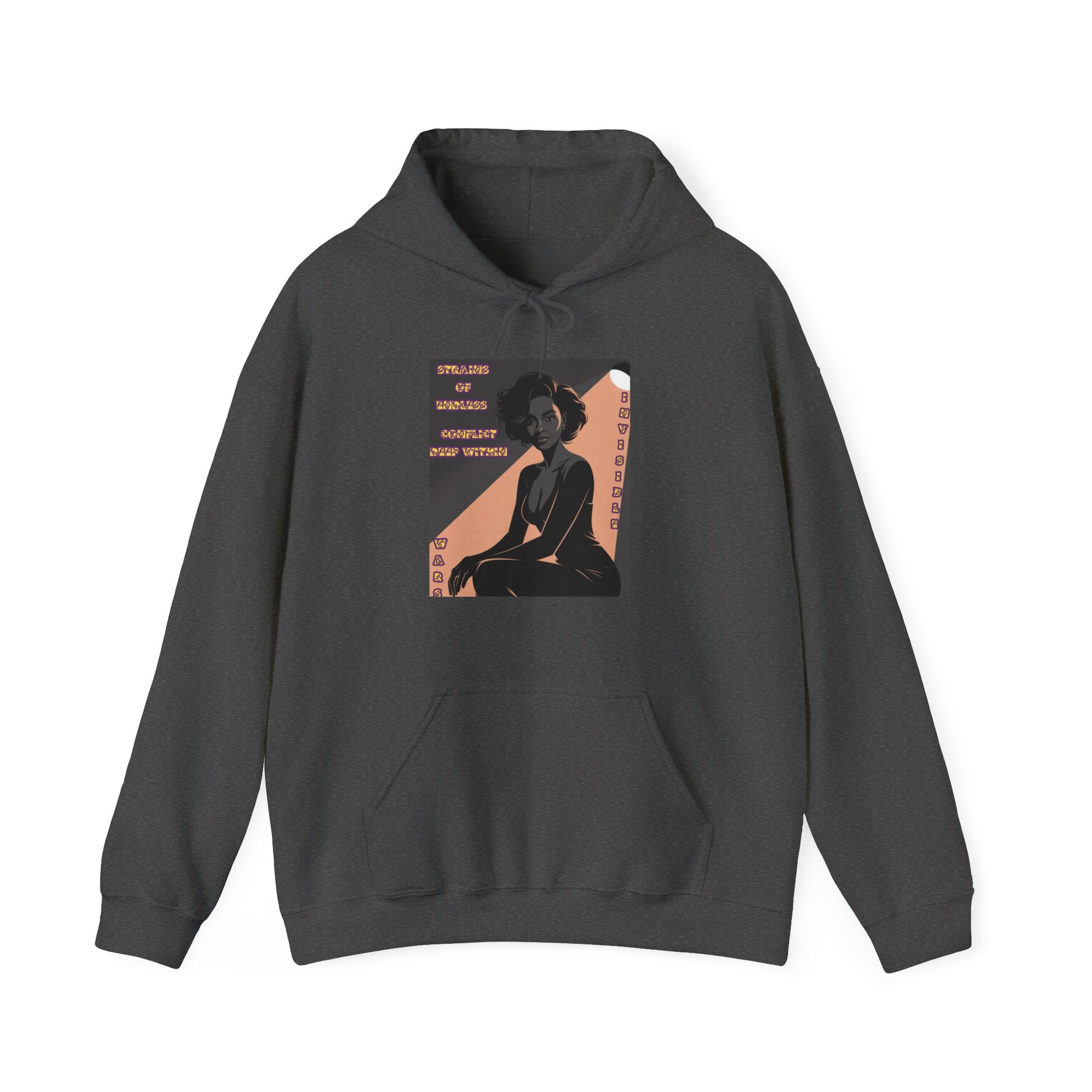 Women Hoodie- Strains of conflict Invisible Wars