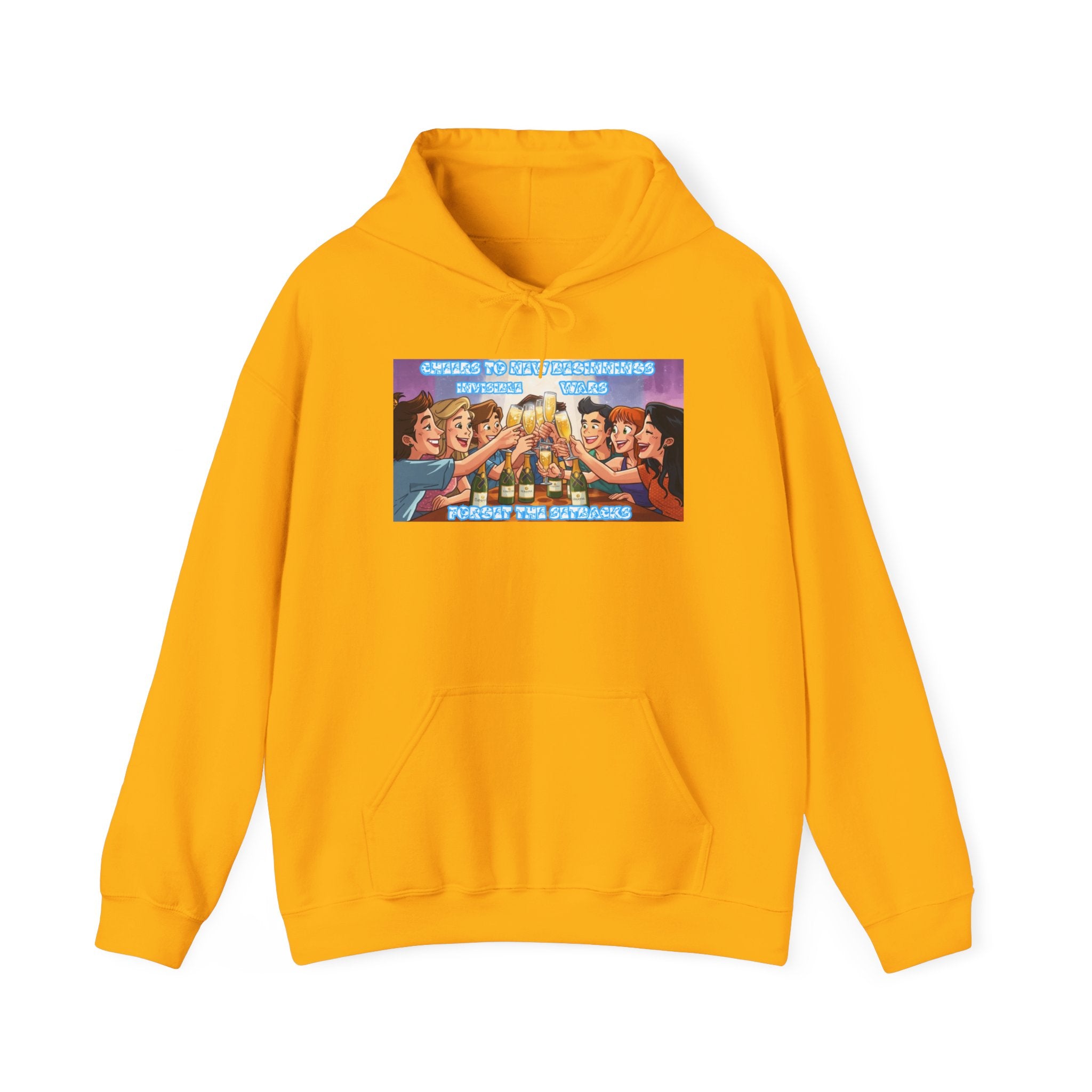 Men Hoodie - Cheers to New Beginnings