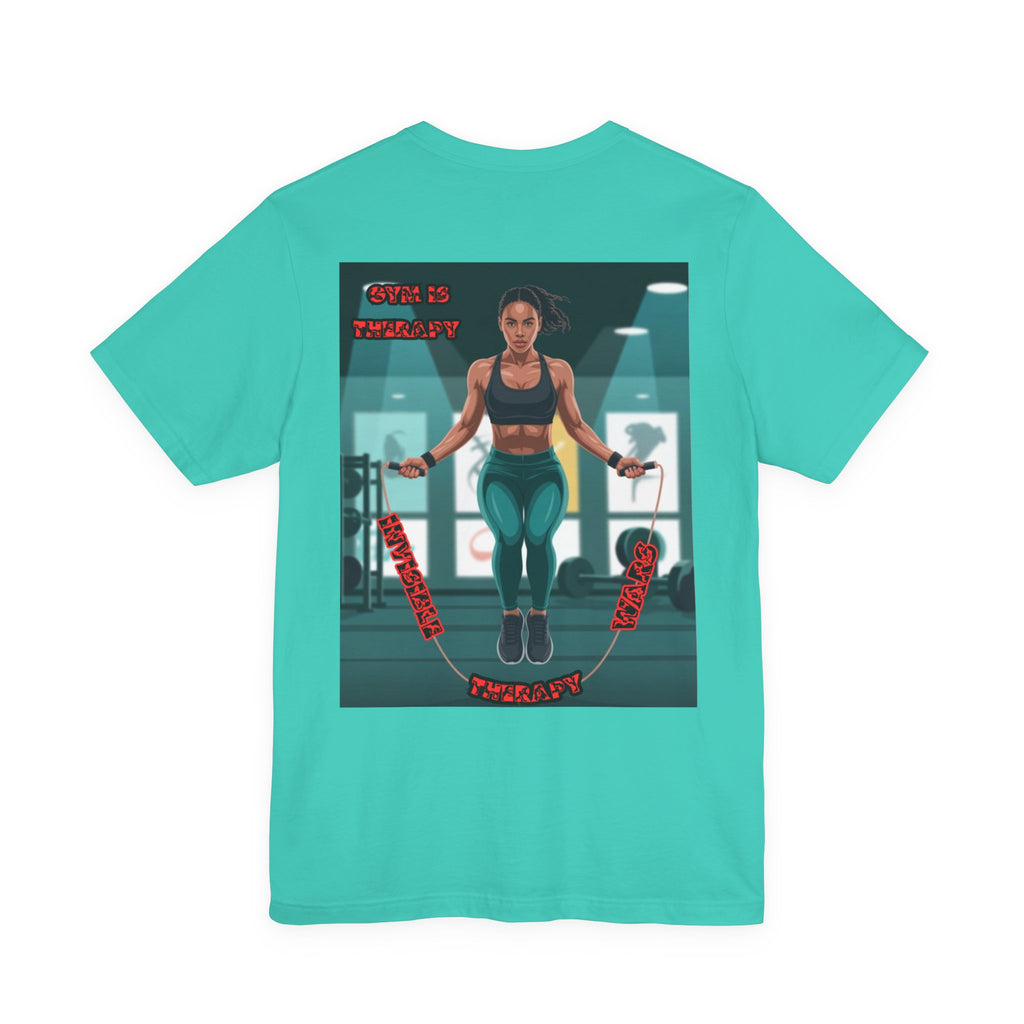 Women T-shirt — Gym is Therapy