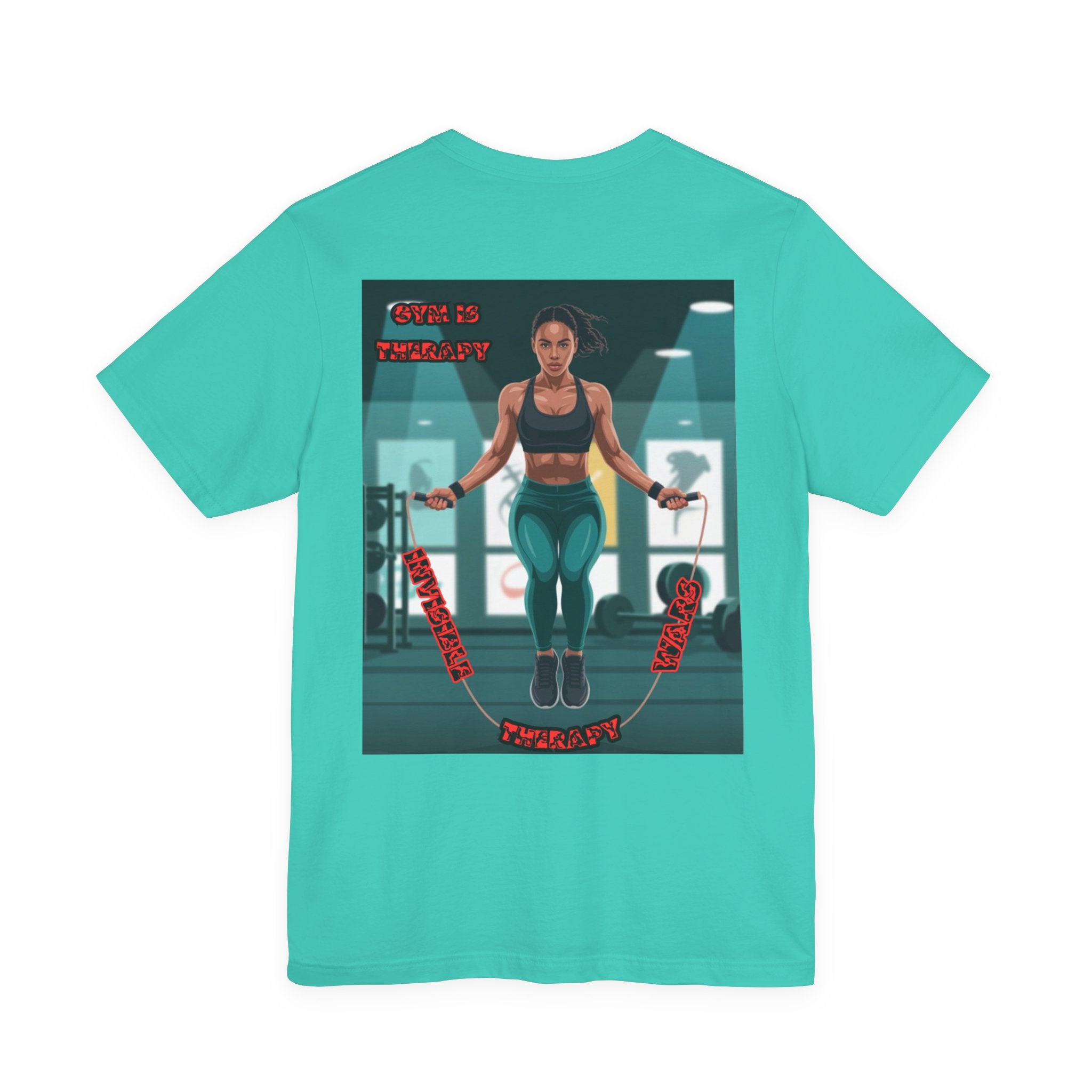 Women T-shirt — Gym is Therapy