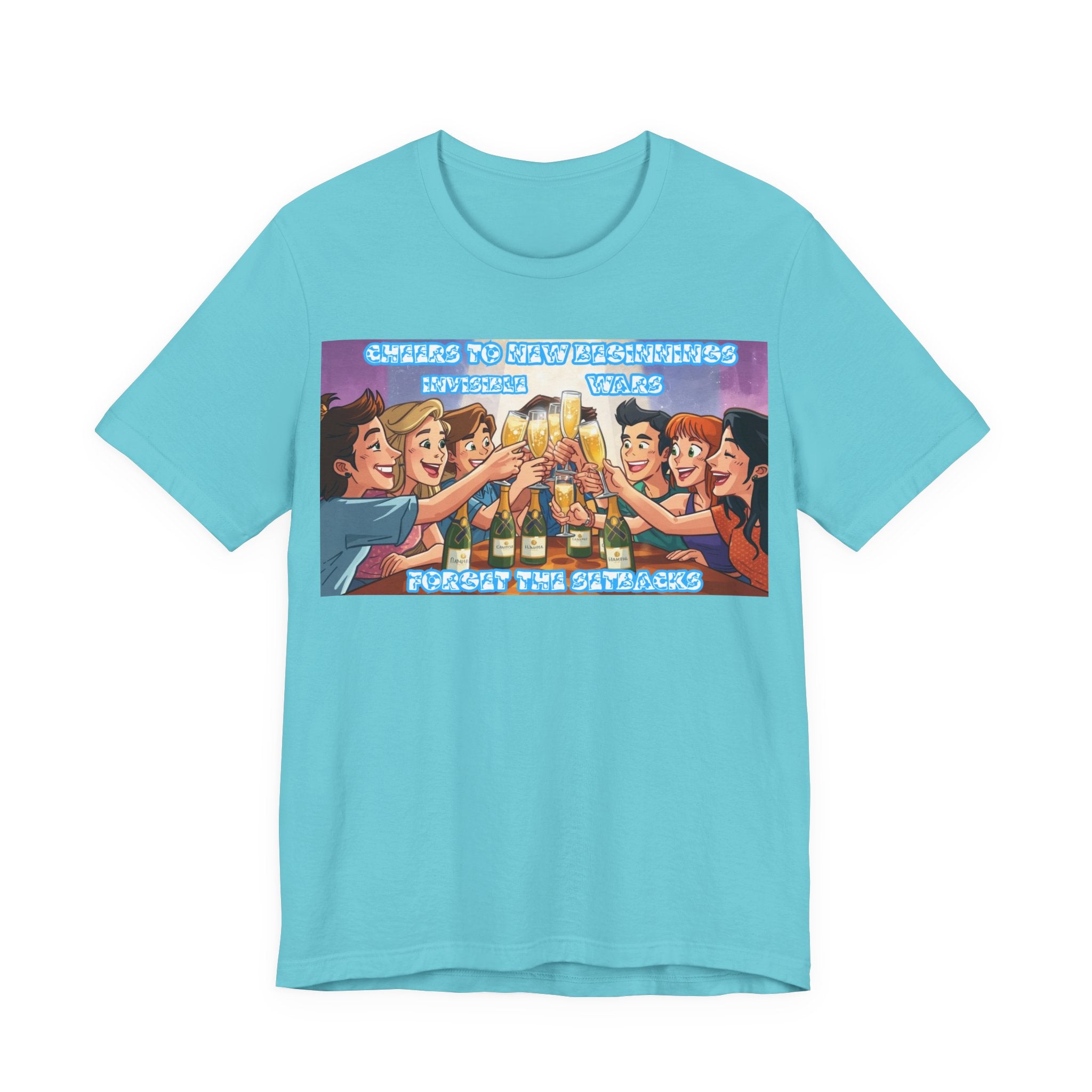 Women T-Shirt —Cheers to New Beginnings