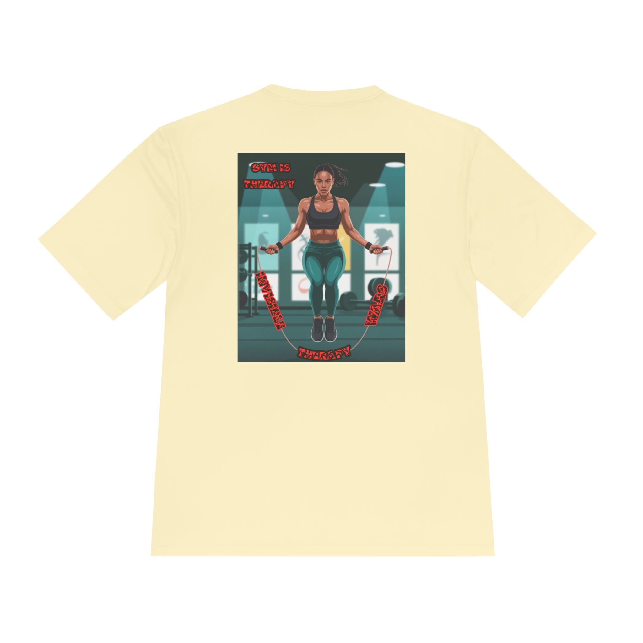 Women Fitness Graphic Shirt — Gym is Therapy