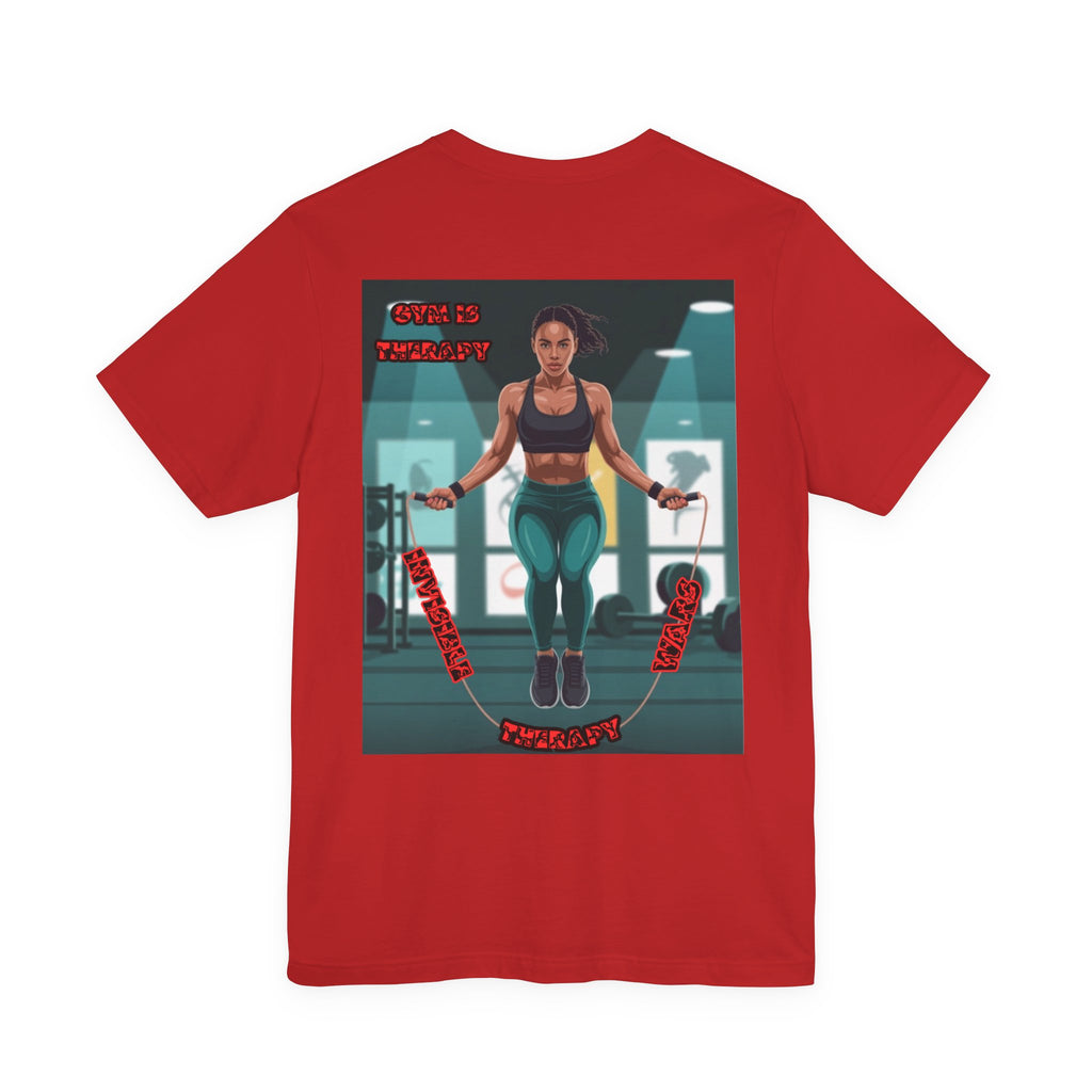 Women T-shirt — Gym is Therapy