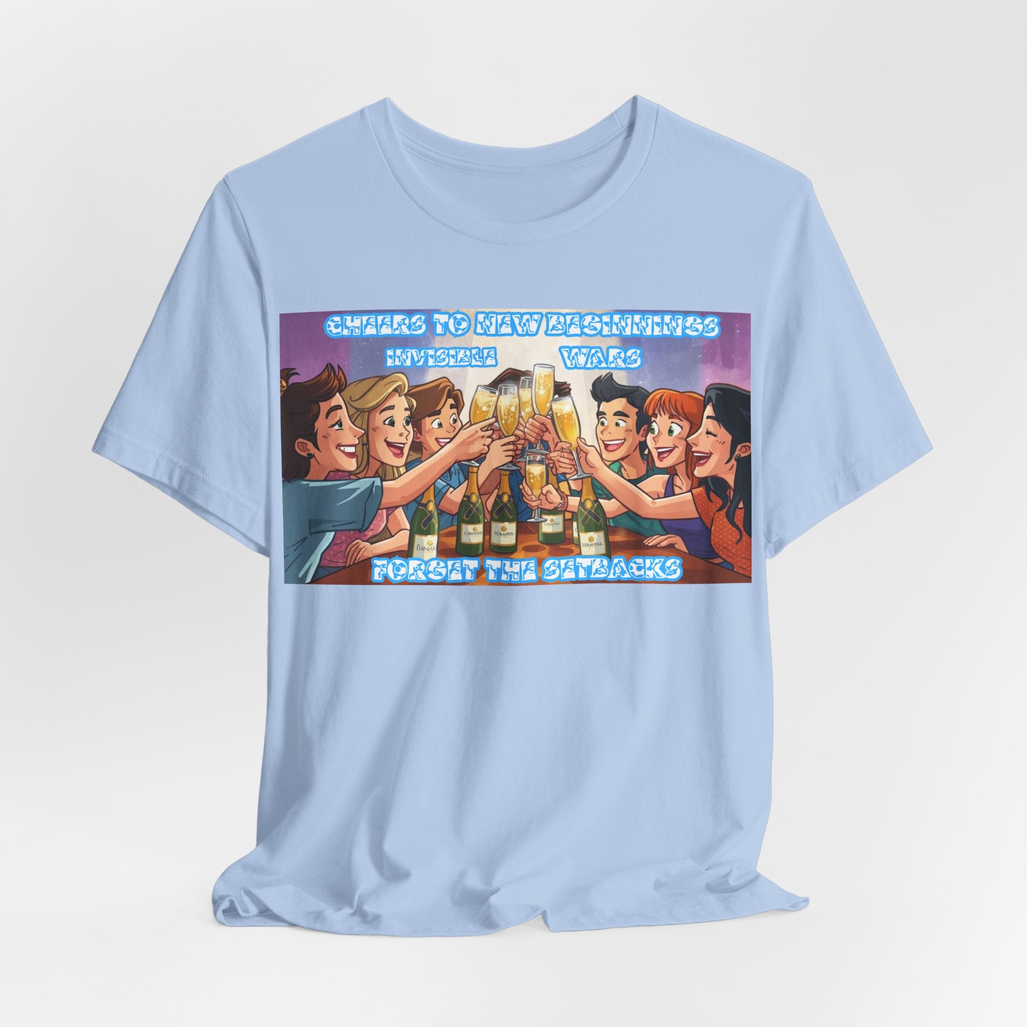 Women T-Shirt —Cheers to New Beginnings