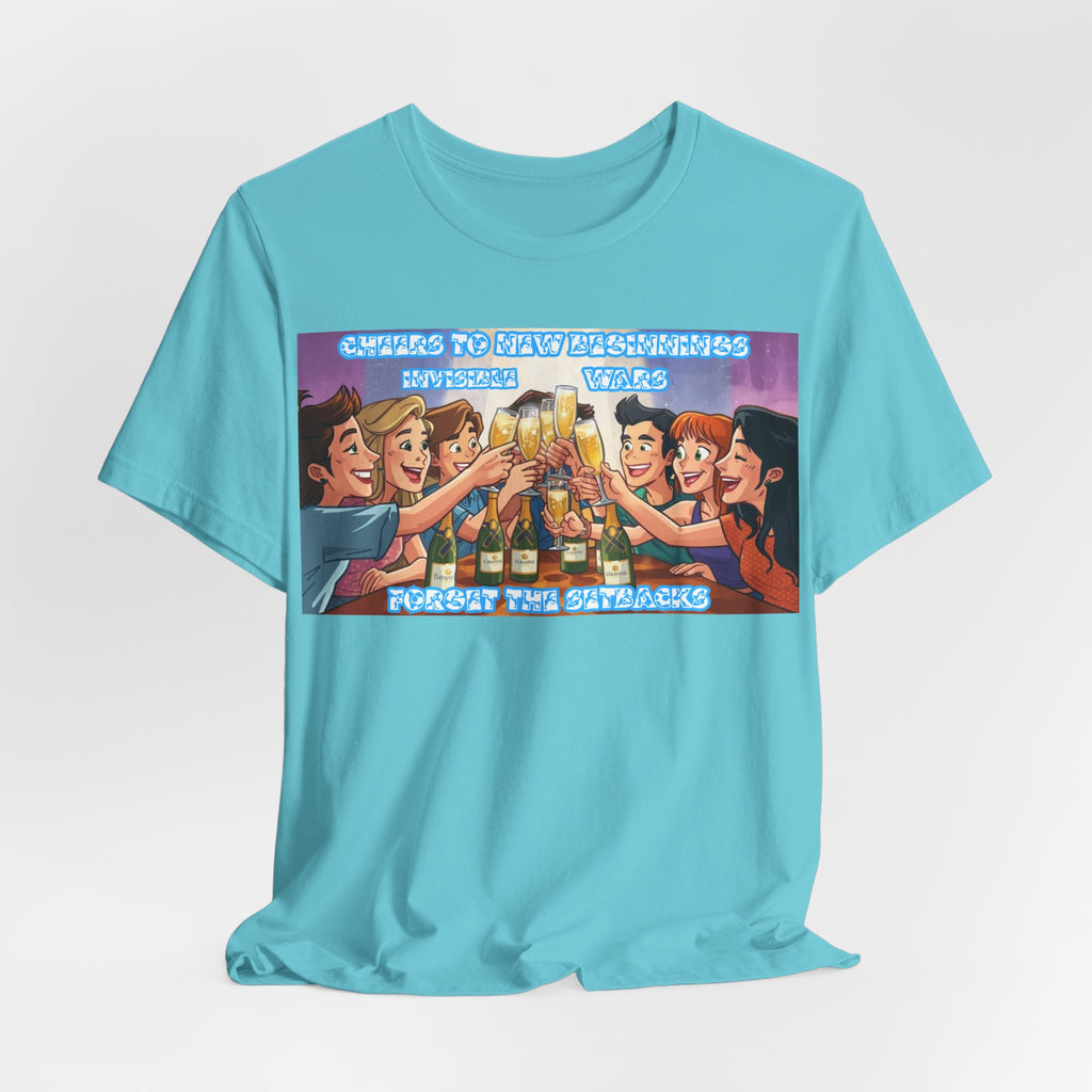 Men T-Shirt-Cheers to New Beginnings