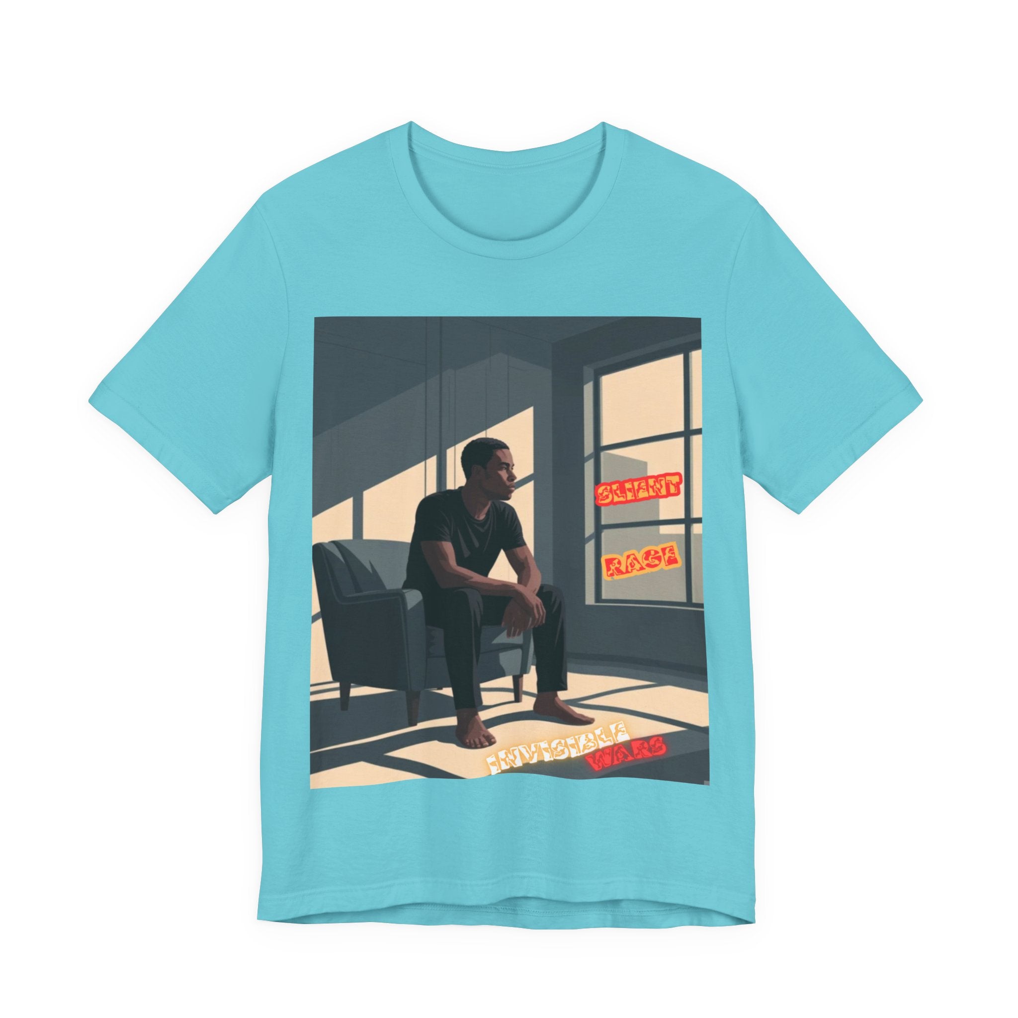 Men T‑Shirt- Slient Rage