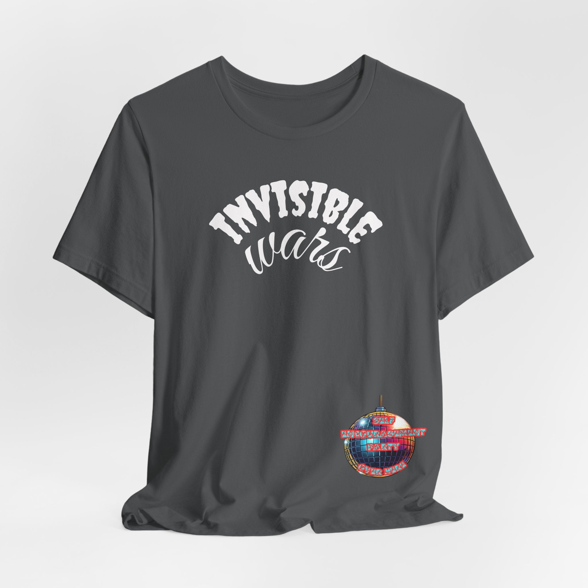 Women Invisible Wars T-Shirt — Encouragement Party Disco Ball