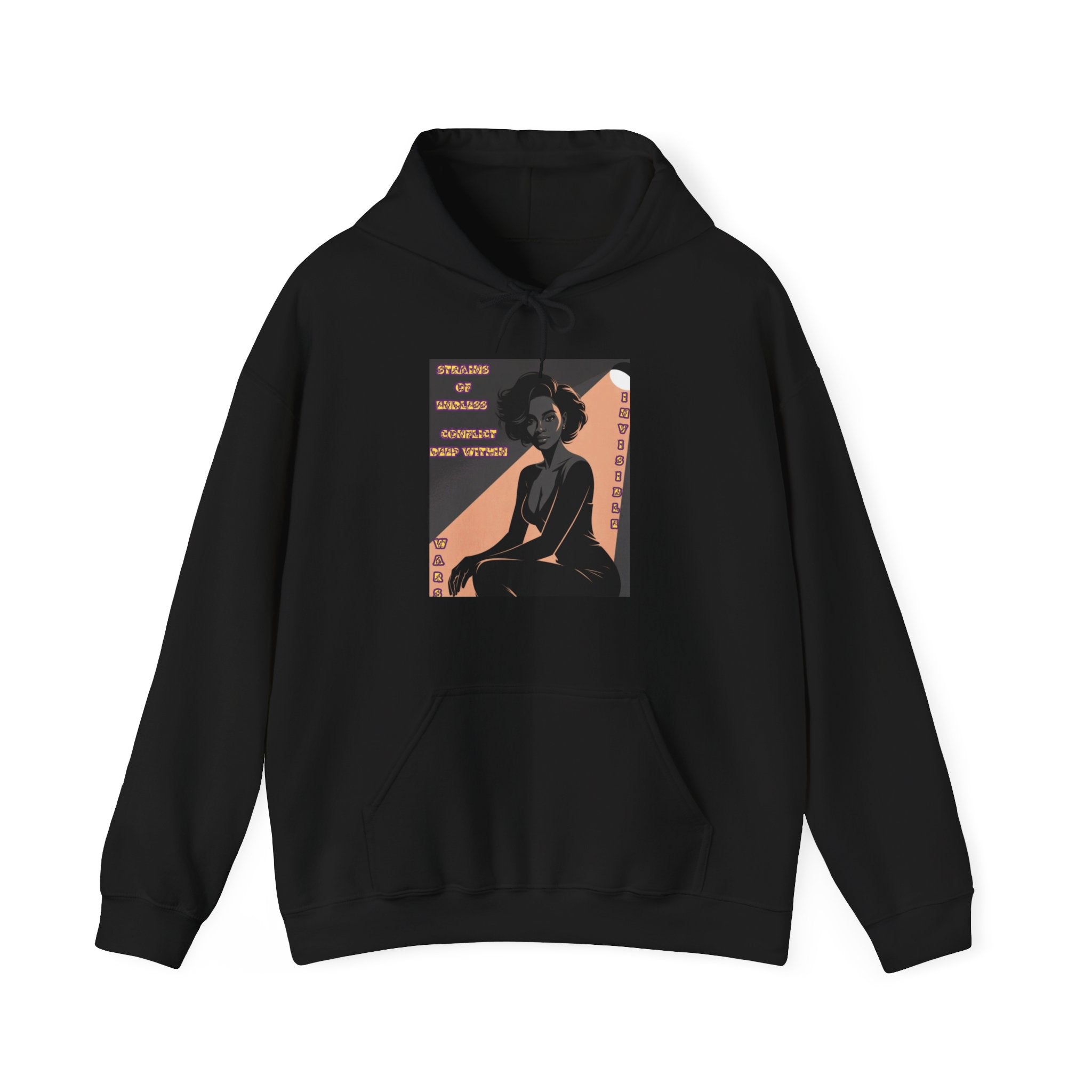 Women Hoodie- Strains of conflict Invisible Wars