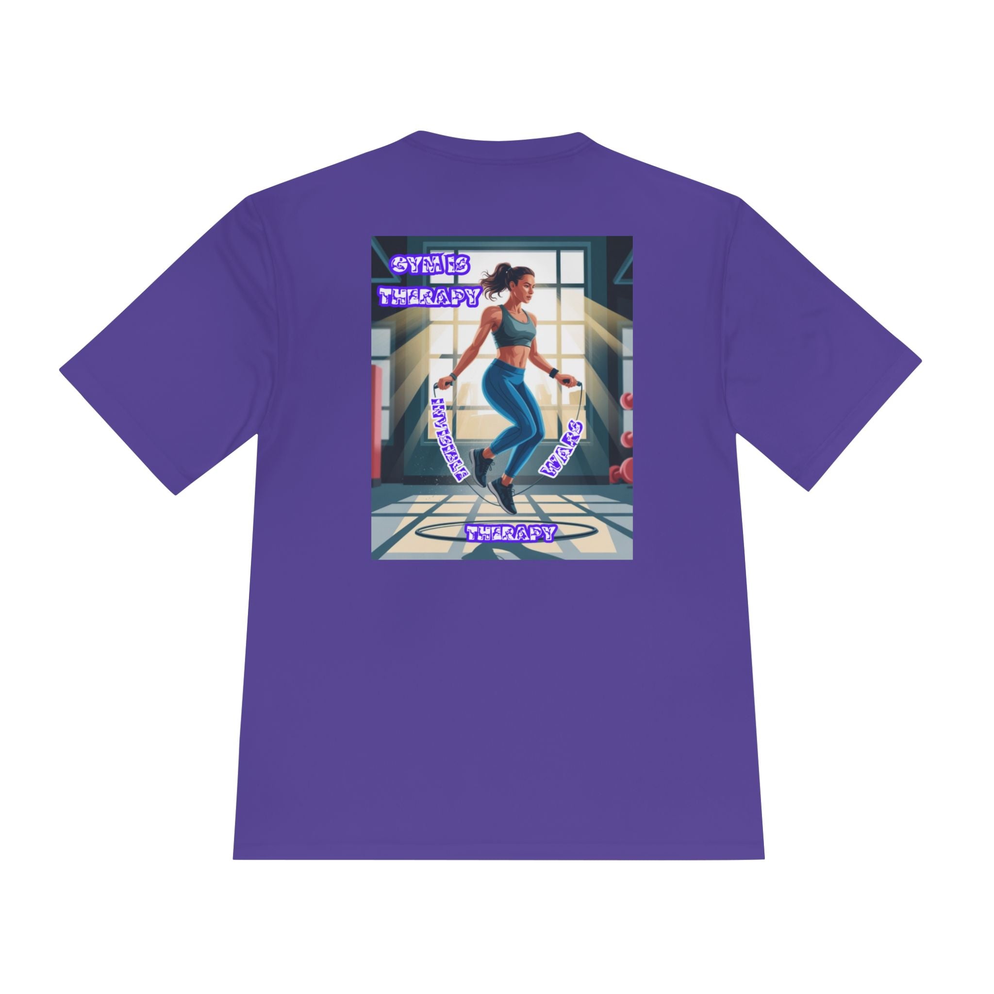 Women Fitness Graphic Shirt — Gym is Therapy