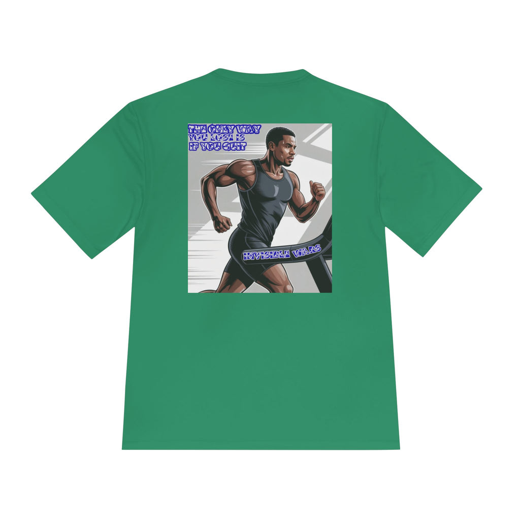 Men Fitness Graphic Shirt — The Only Way You Lose If You Quit