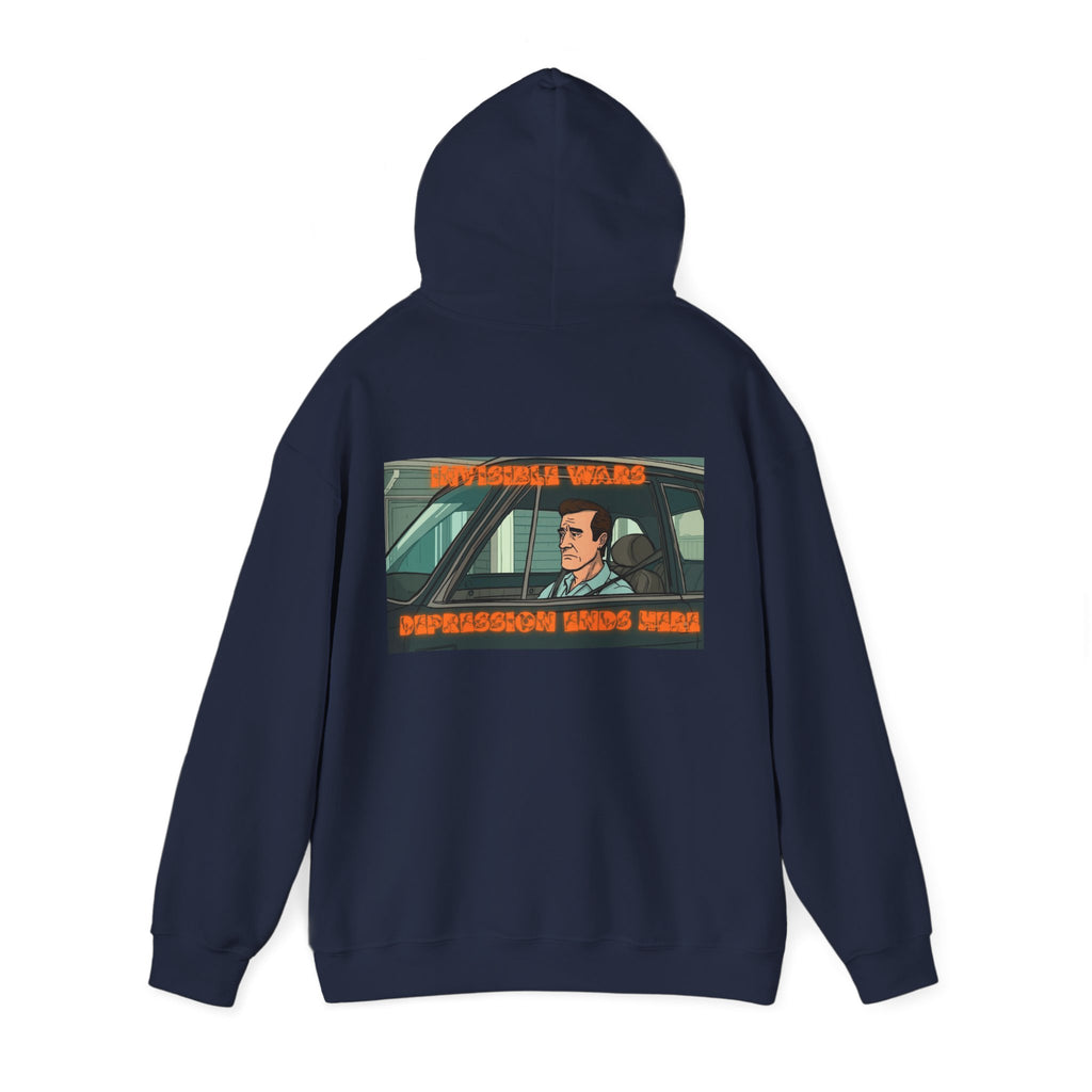 Men Hoodie — Depression Ends Here