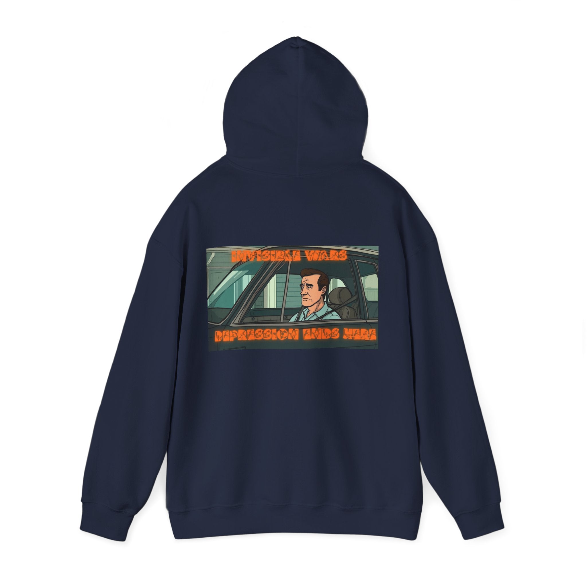 Men Hoodie — Depression Ends Here