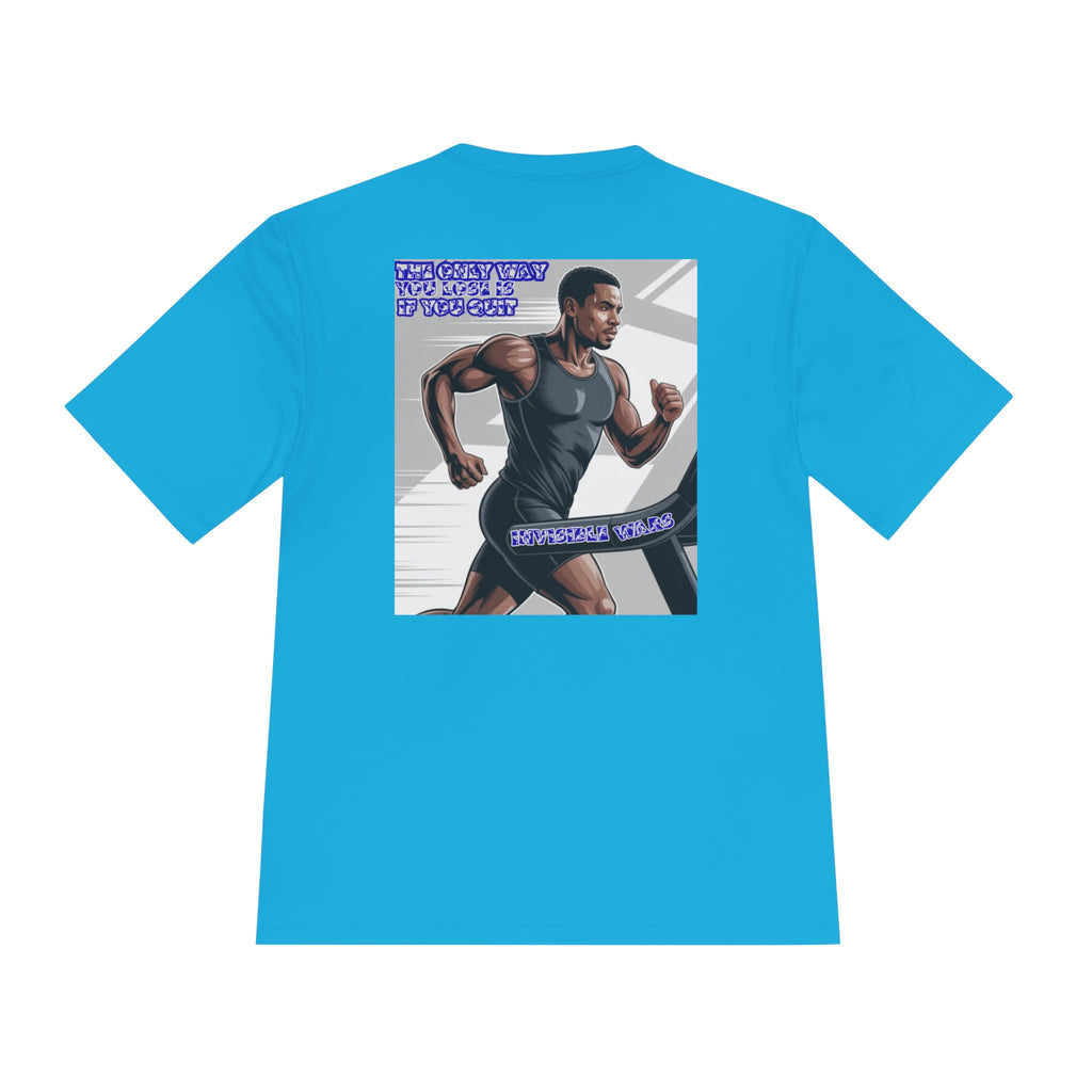 Men Fitness Graphic Shirt — The Only Way You Lose If You Quit