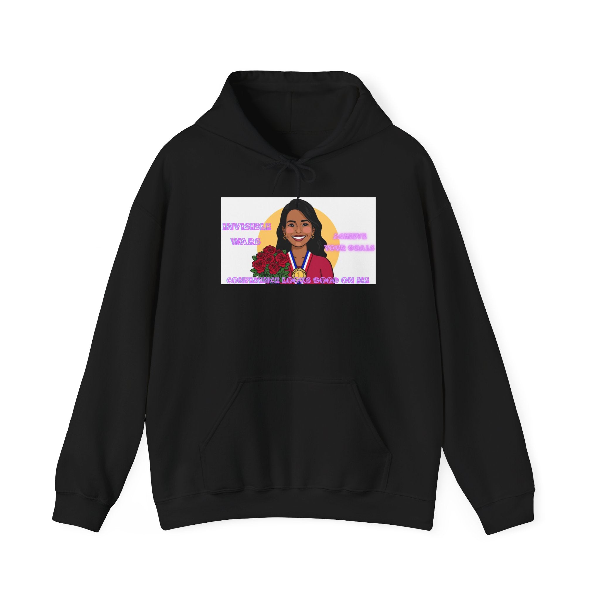 Women Hoodie-Confidence looks good on me