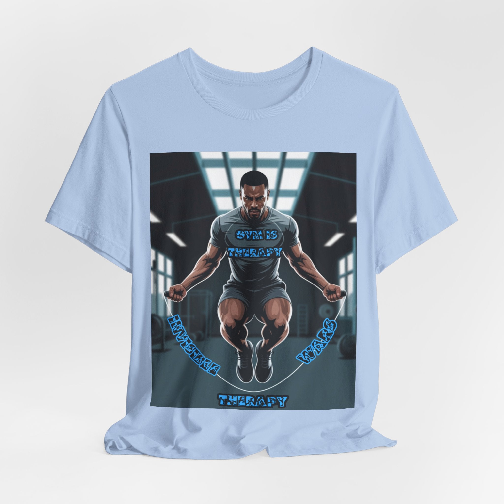 Men T-Shirt = Gym is Therapy