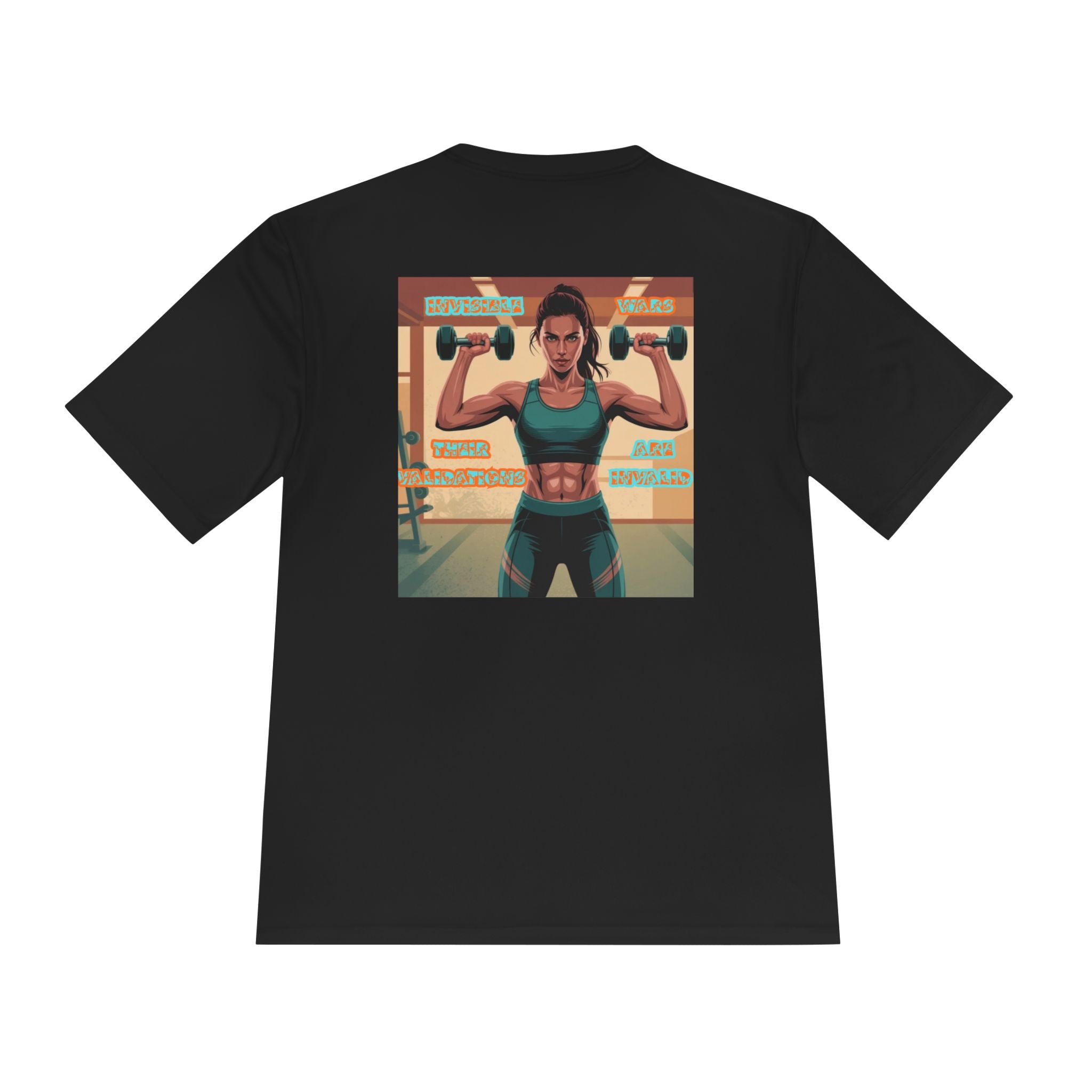 Women Fitness Graphic Shirt — The Vaildations are Invaild