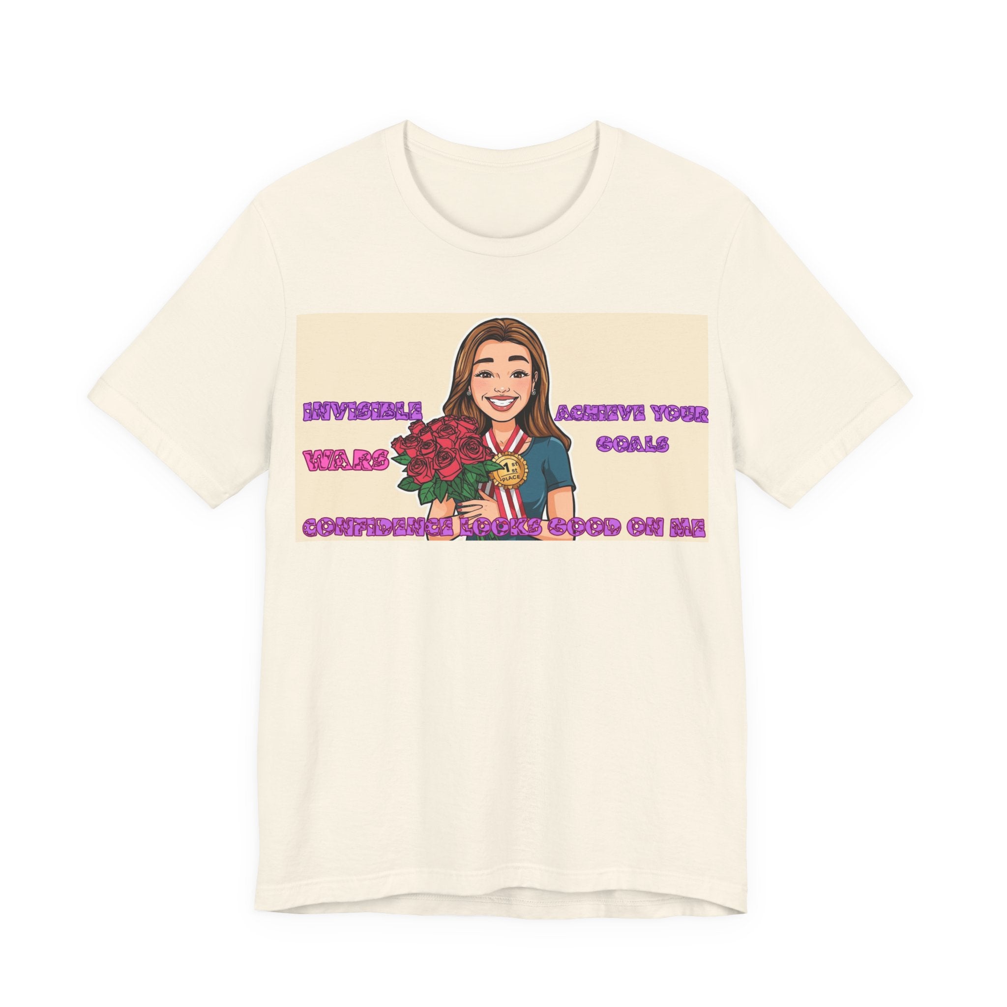 Women T-Shirt—Confidence Looks Good On Me”