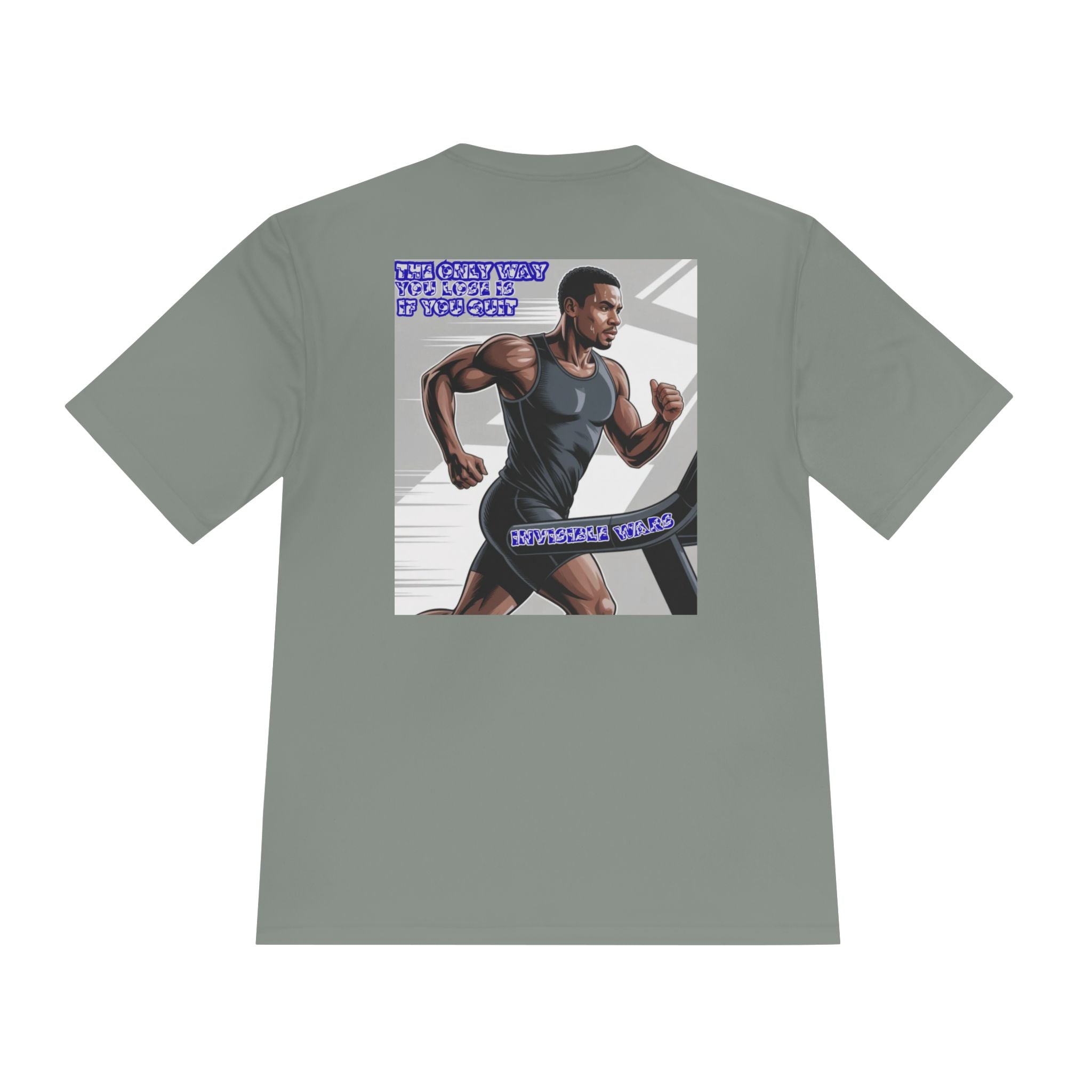 Men Fitness Graphic Shirt — The Only Way You Lose If You Quit