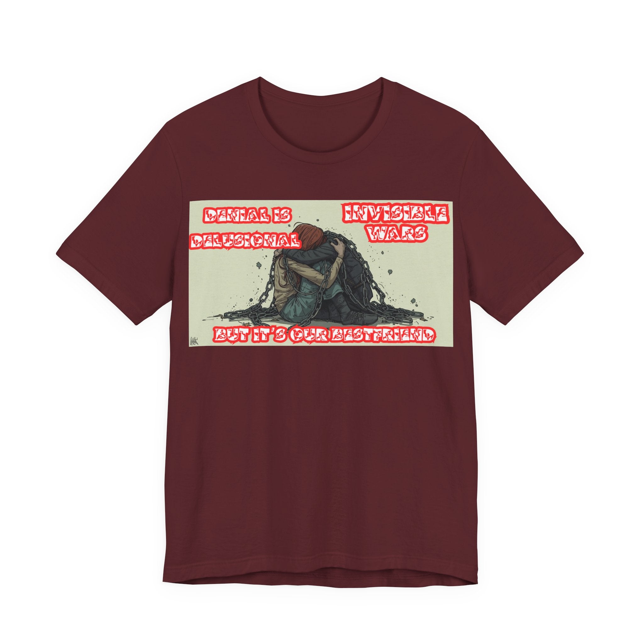 Women T-Shirt — 'Denial Is Delusional