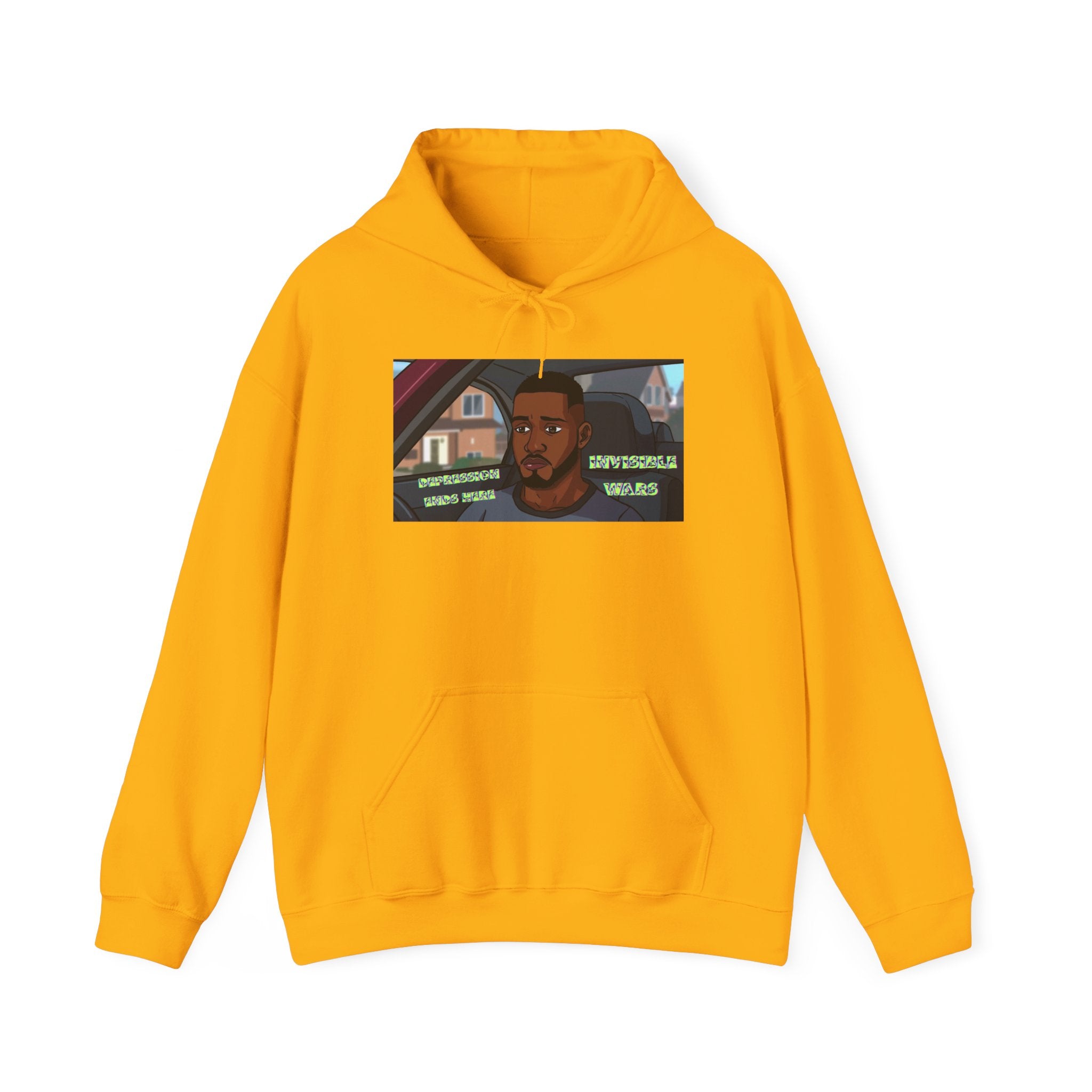 Men  Hoodie — Depression Ends Here