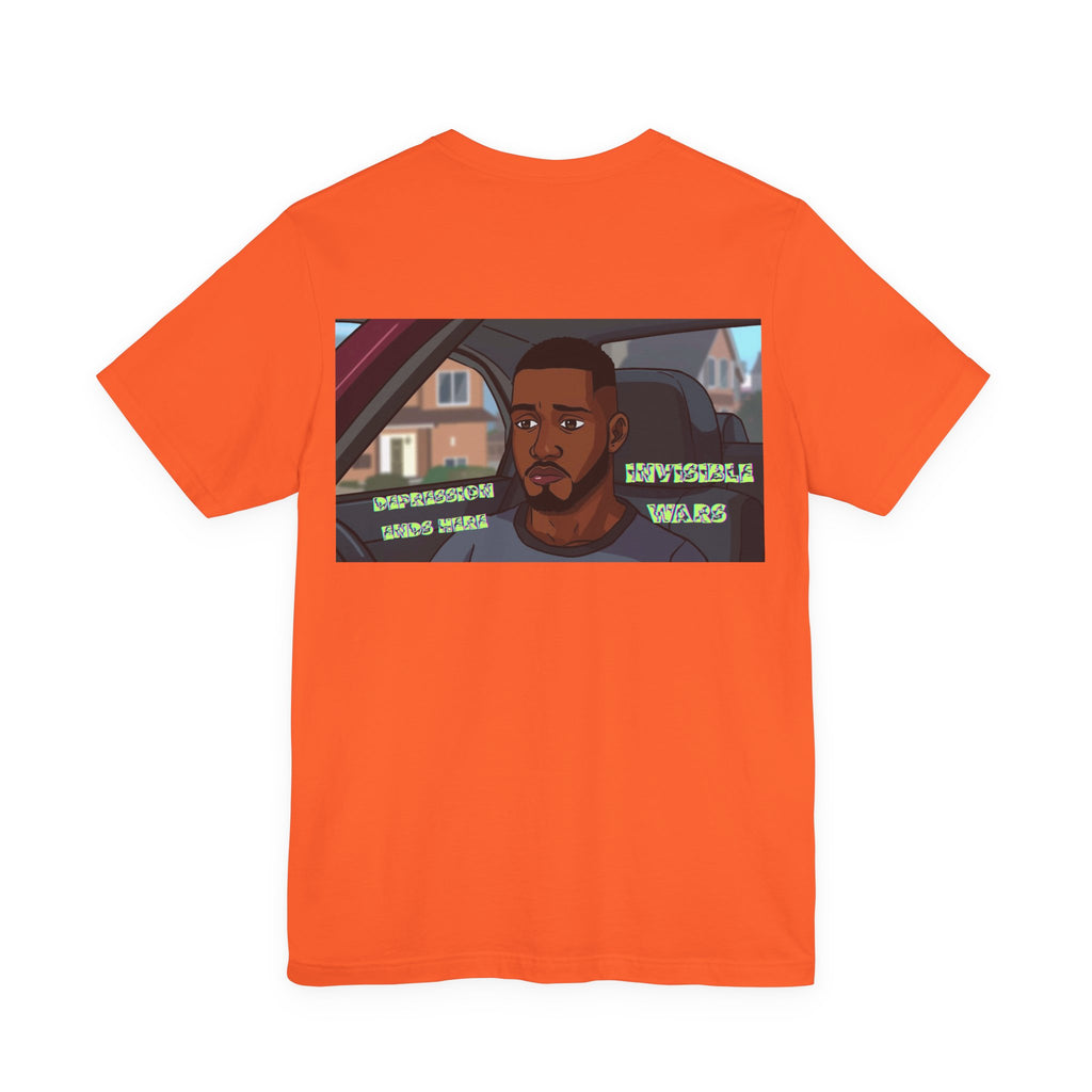 Men T-shirt - Depression Ends Here