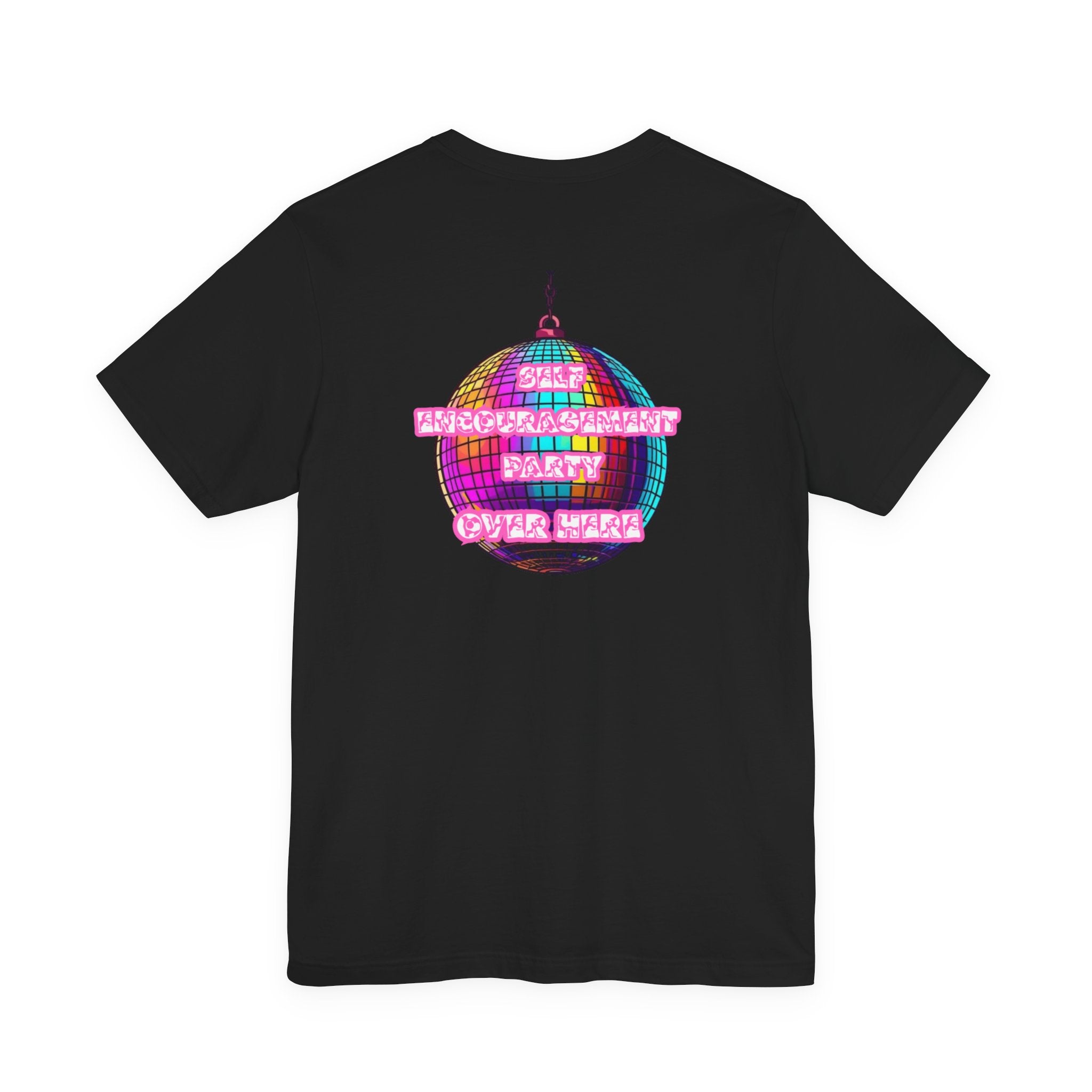 Women Disco Ball T-shirt — Self Encouragement Party
