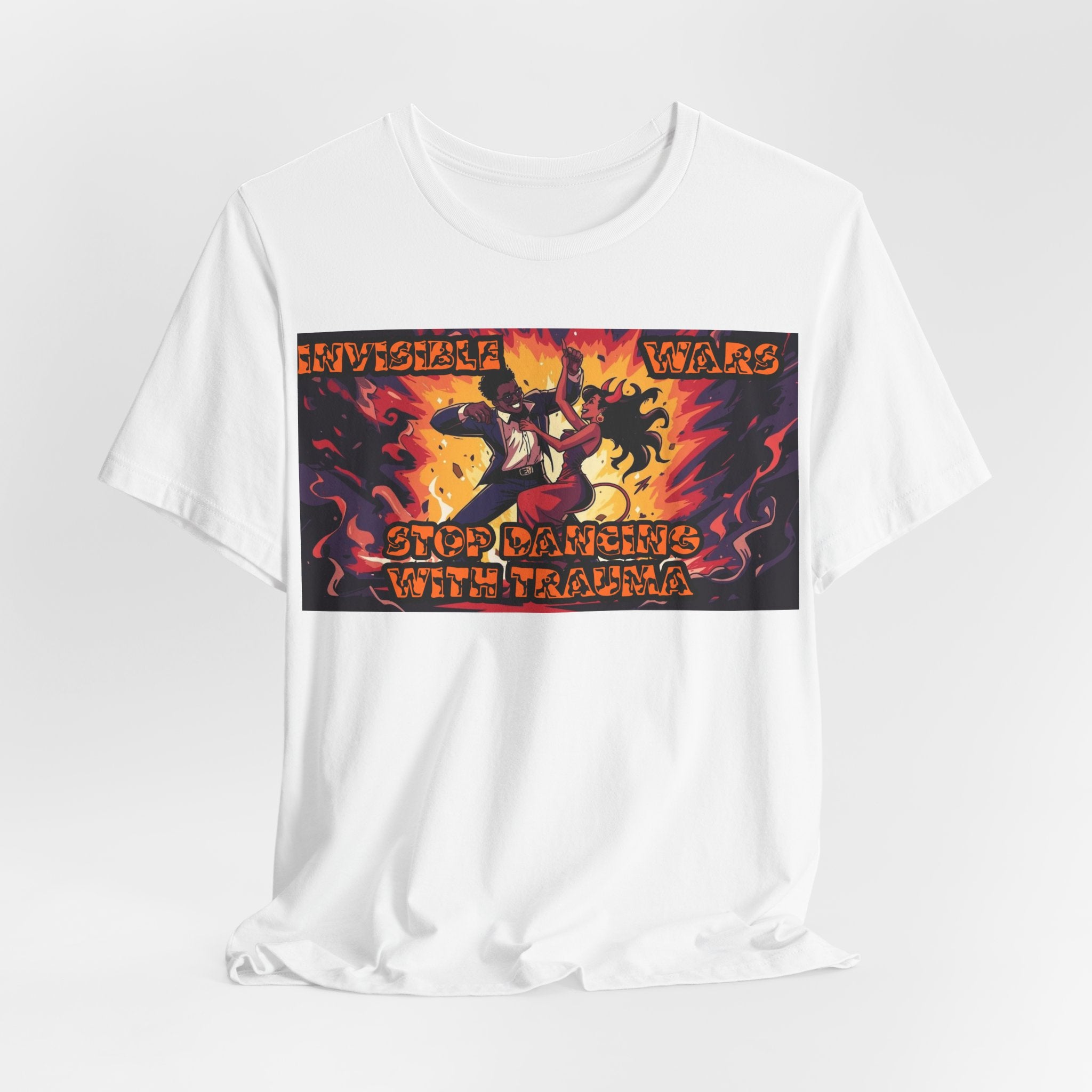 Men T-Shirt— Stop Dancing with Truama