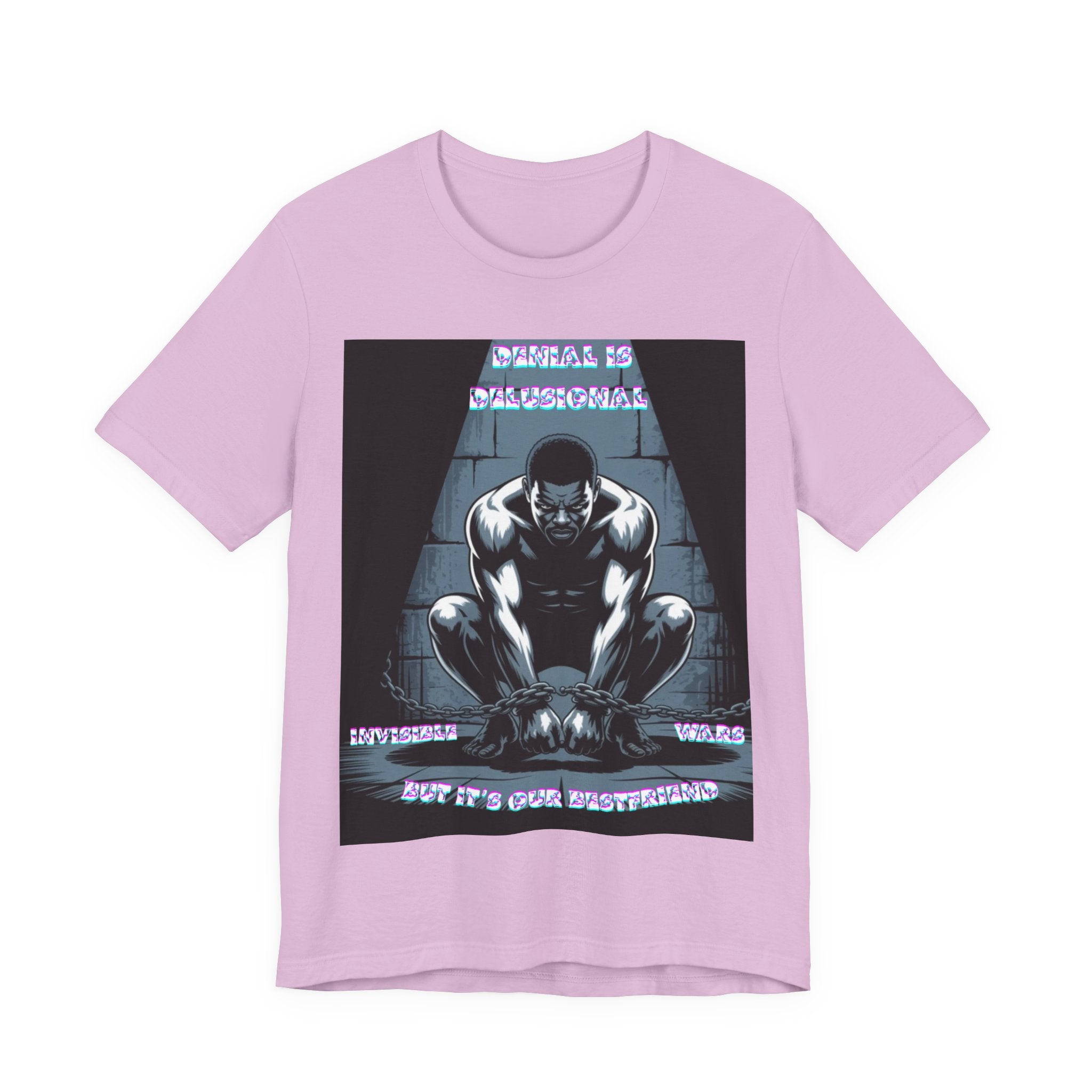 Men T-Shirt—-Denial is Delusion