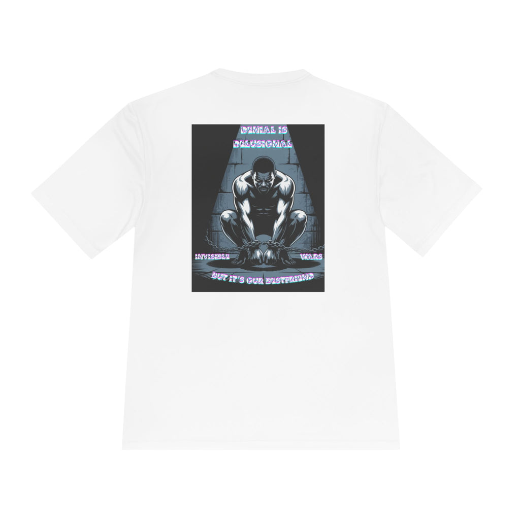 Men Fitness Graphic Shirt —Denial is Delusional
