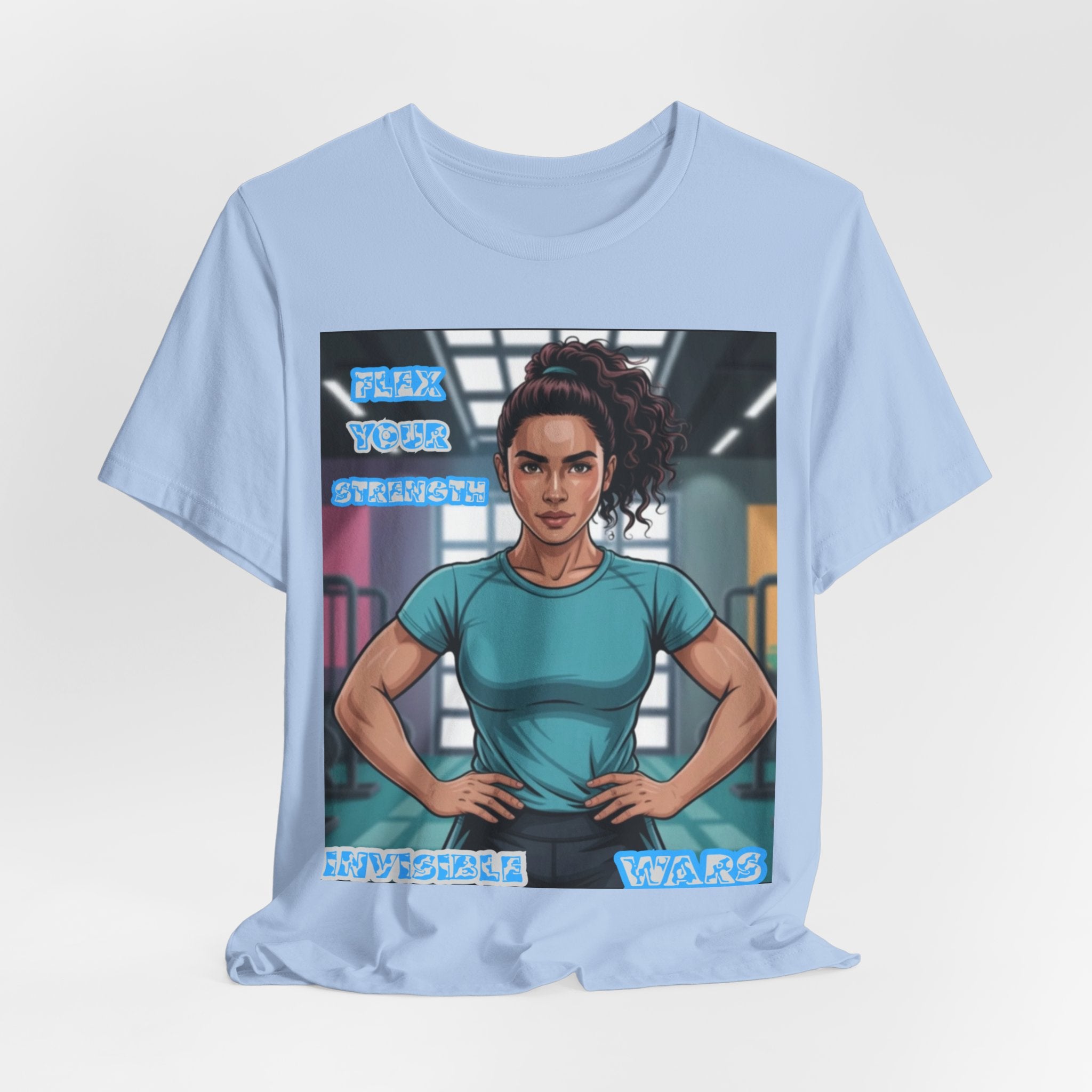 Women T-Shirt — Flex your strengh Invisible Wars