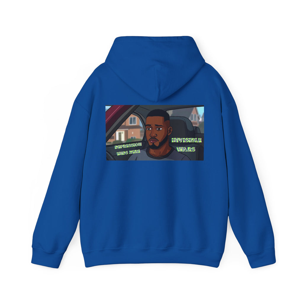 Men  Hoodie — Depression Ends Here