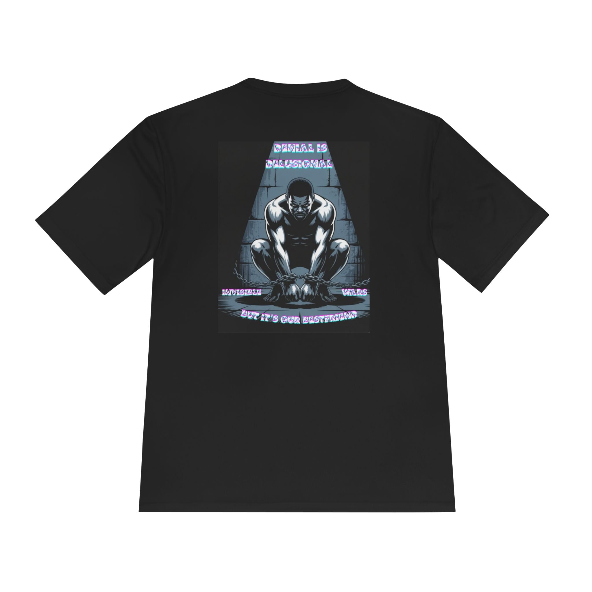 Men Fitness Graphic Shirt —Denial is Delusional