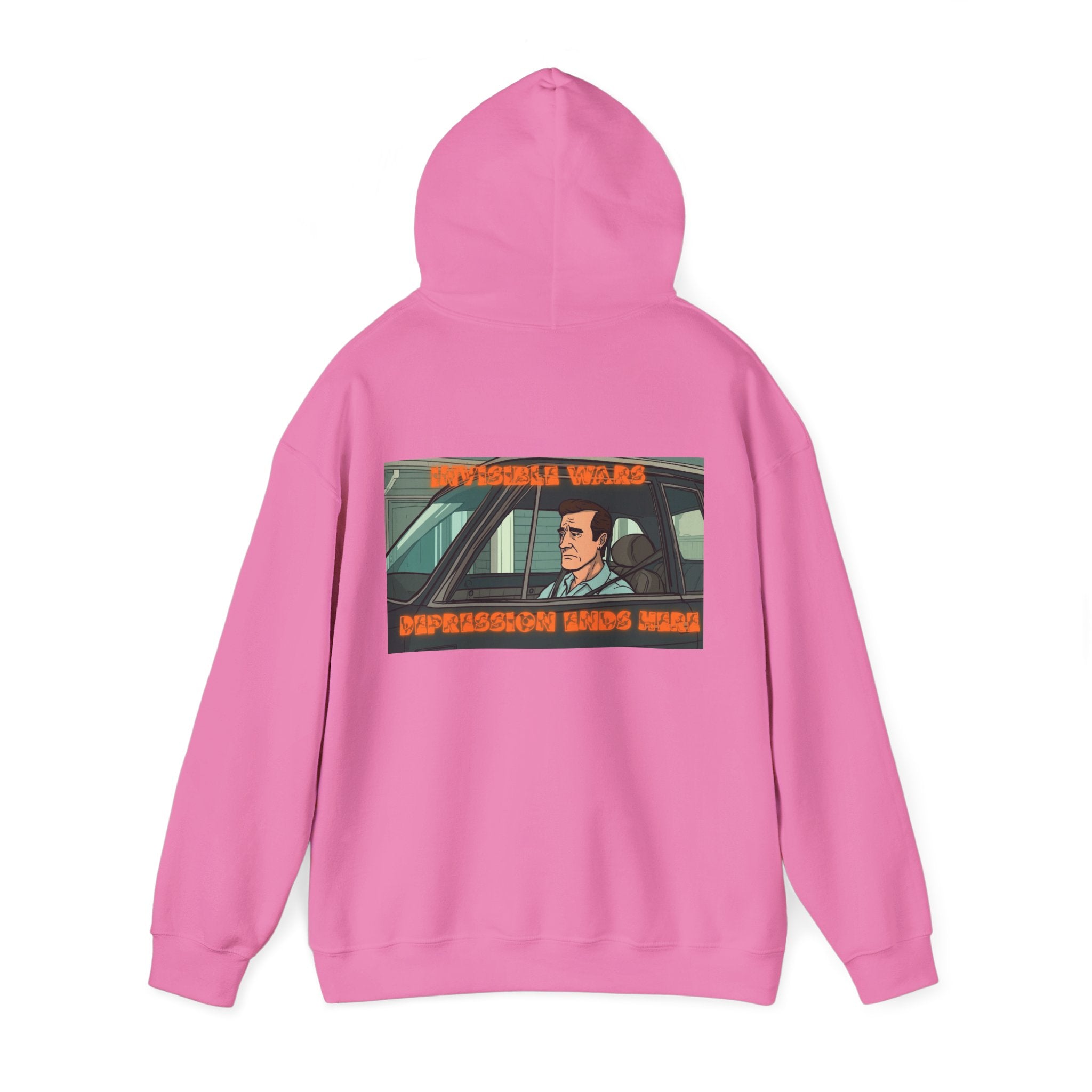 Men Hoodie — Depression Ends Here